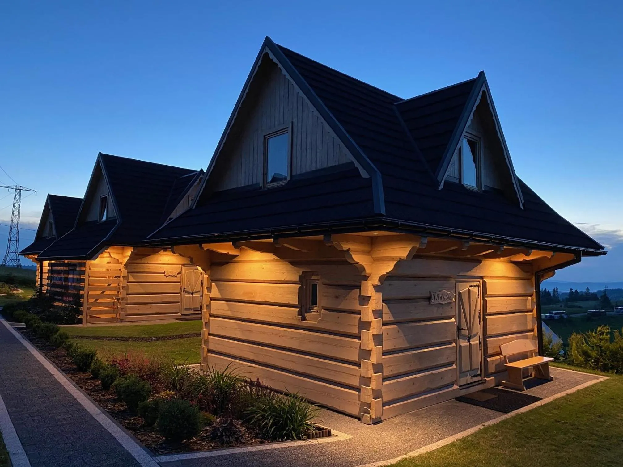 Property building in Domki Górskie Janosik, Kwicoł i Pyzdra Jacuzzi, Sauna