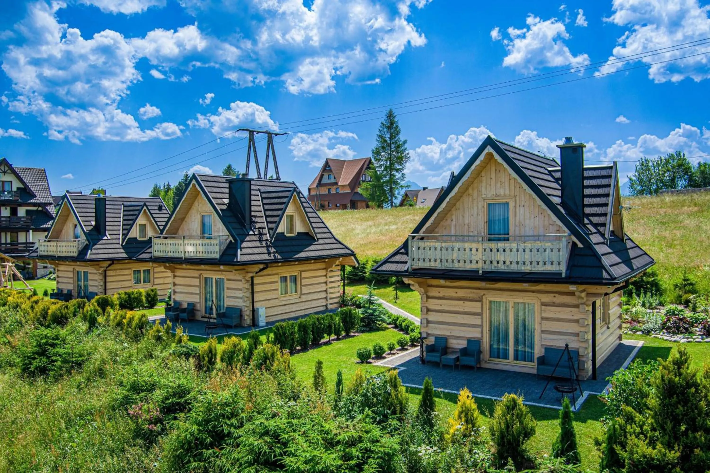 Property building in Domki Górskie Janosik, Kwicoł i Pyzdra Jacuzzi, Sauna