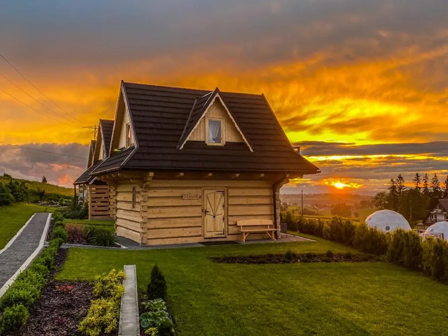 Property building in Domki Górskie Janosik, Kwicoł i Pyzdra Jacuzzi, Sauna