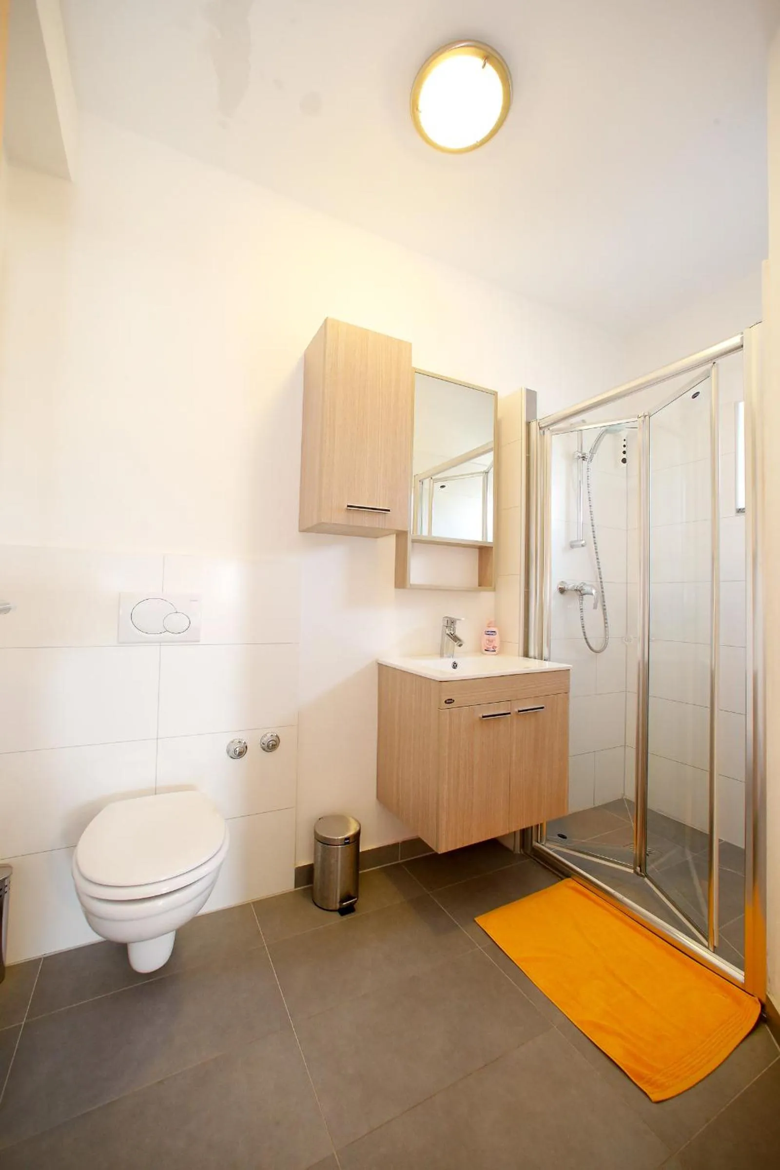 Bathroom in BC Better Choice Apartments with Central Heating
