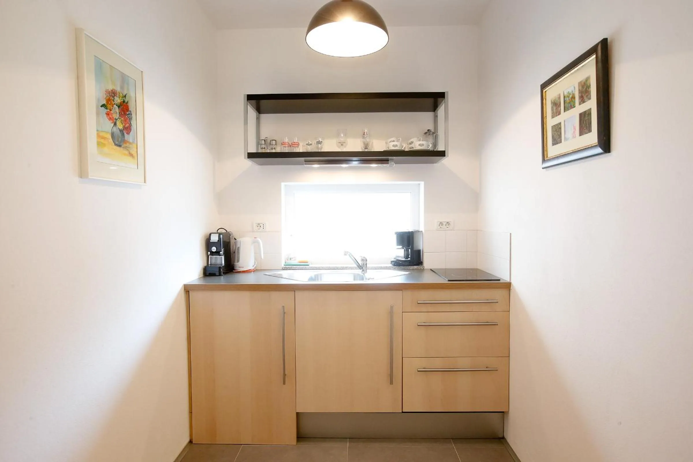 Kitchen or kitchenette in BC Better Choice Apartments with Central Heating