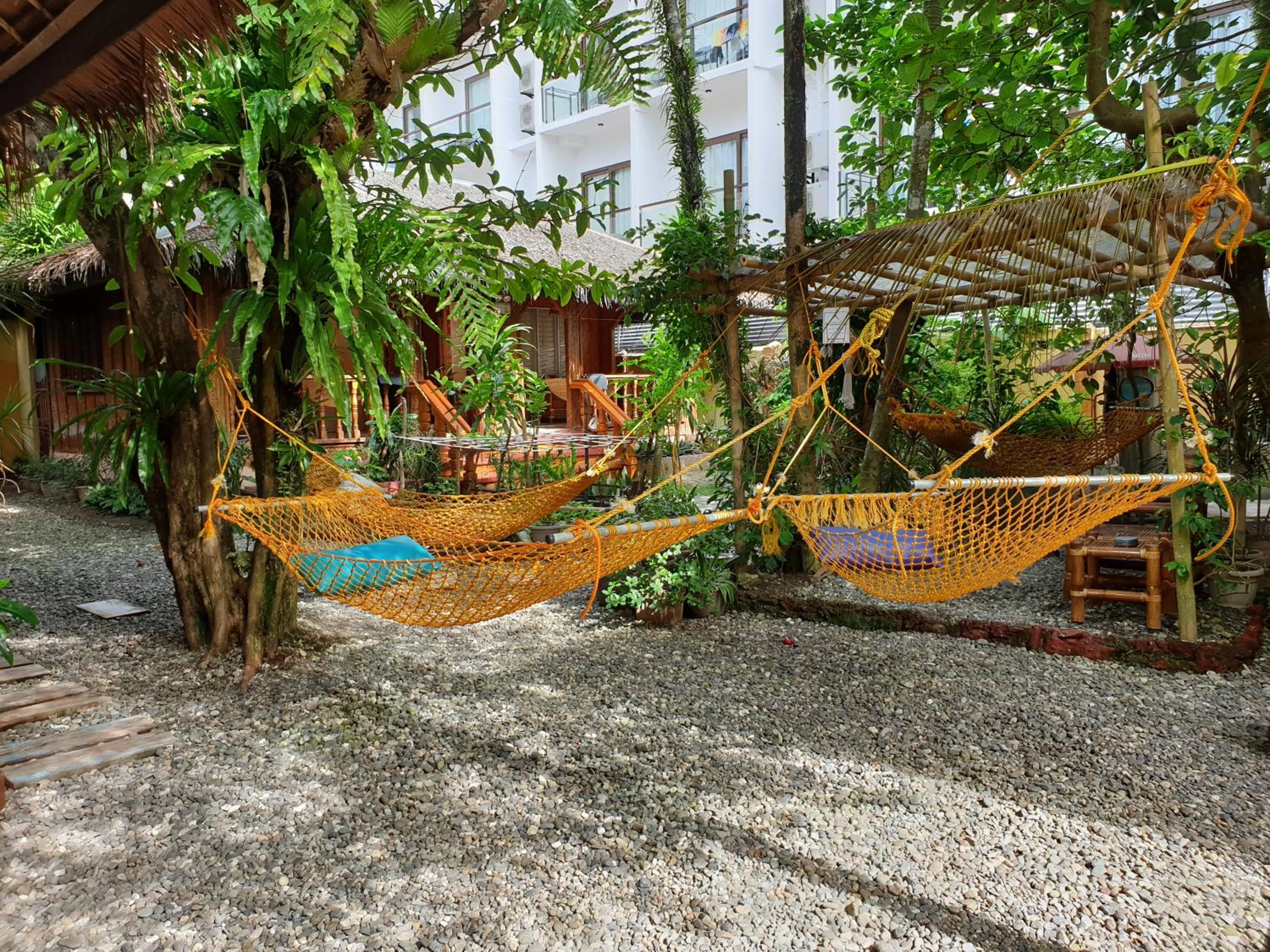 Garden in Roy's Rendezvous Boracay