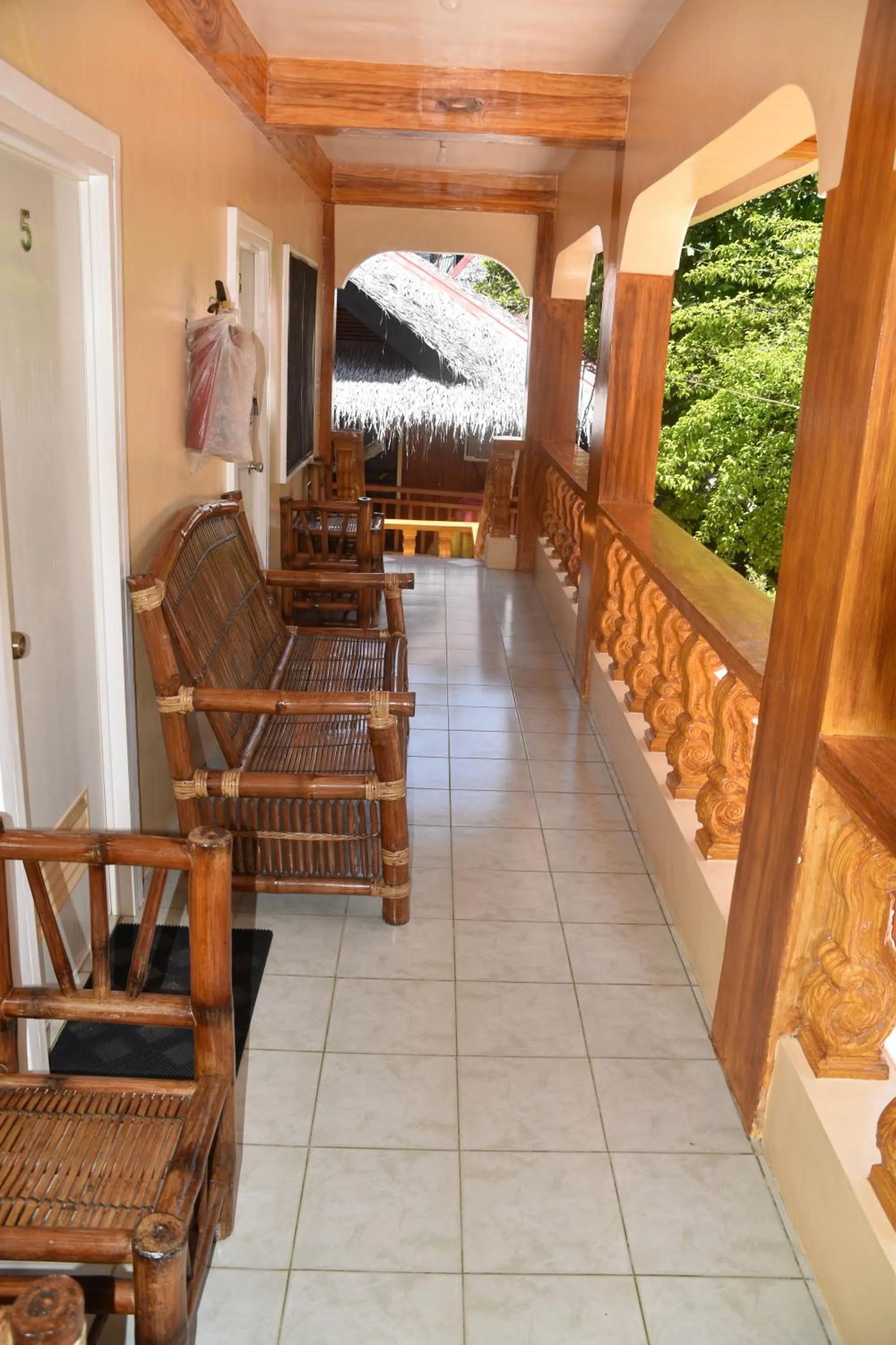 Patio in Roy's Rendezvous Boracay