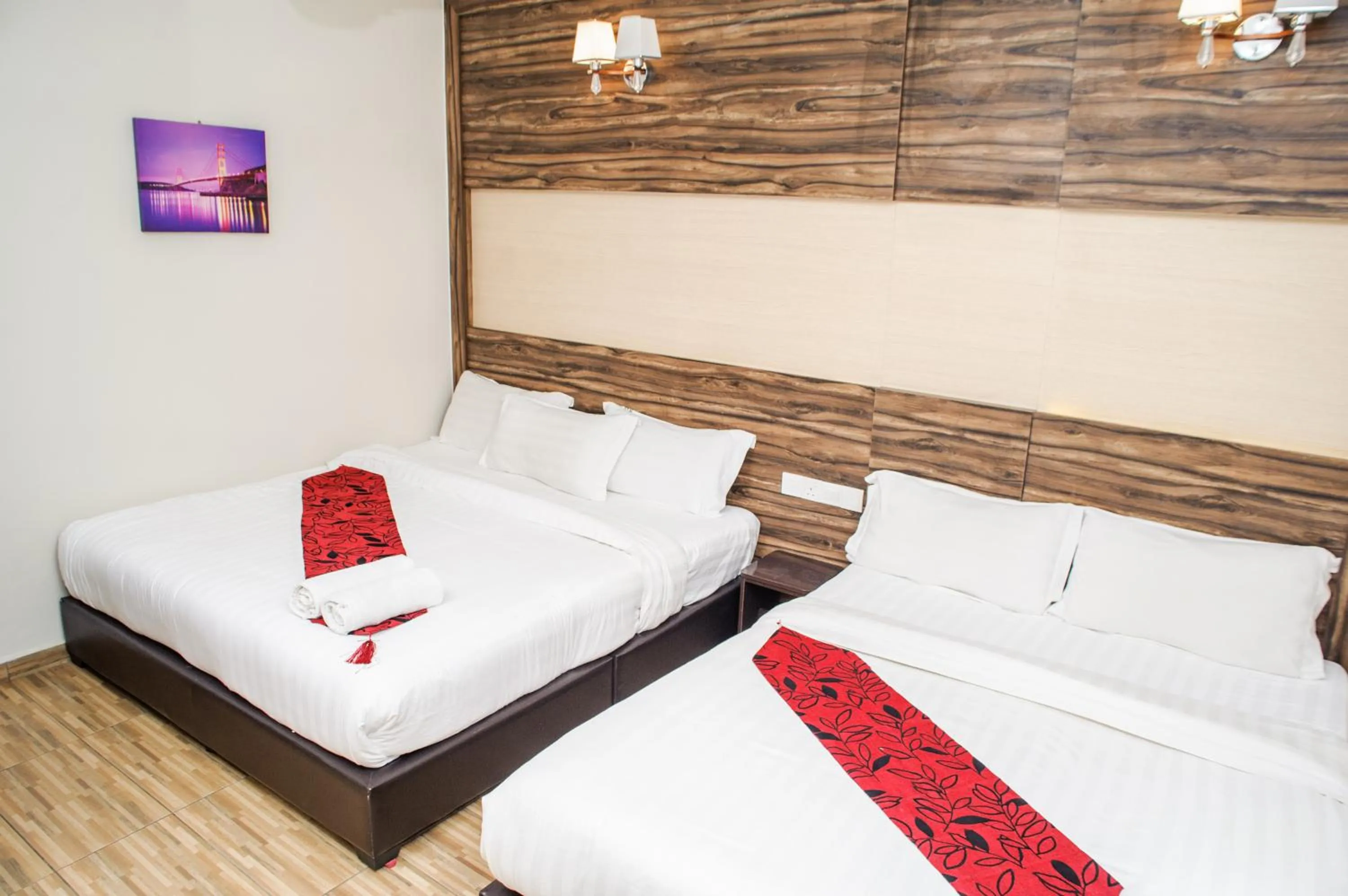 Bed in Wan Alyasa Hotel