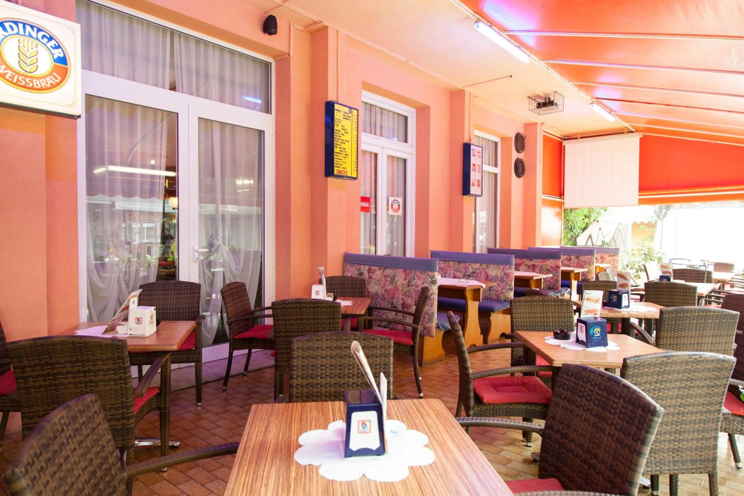 Patio in Hotel Taormina