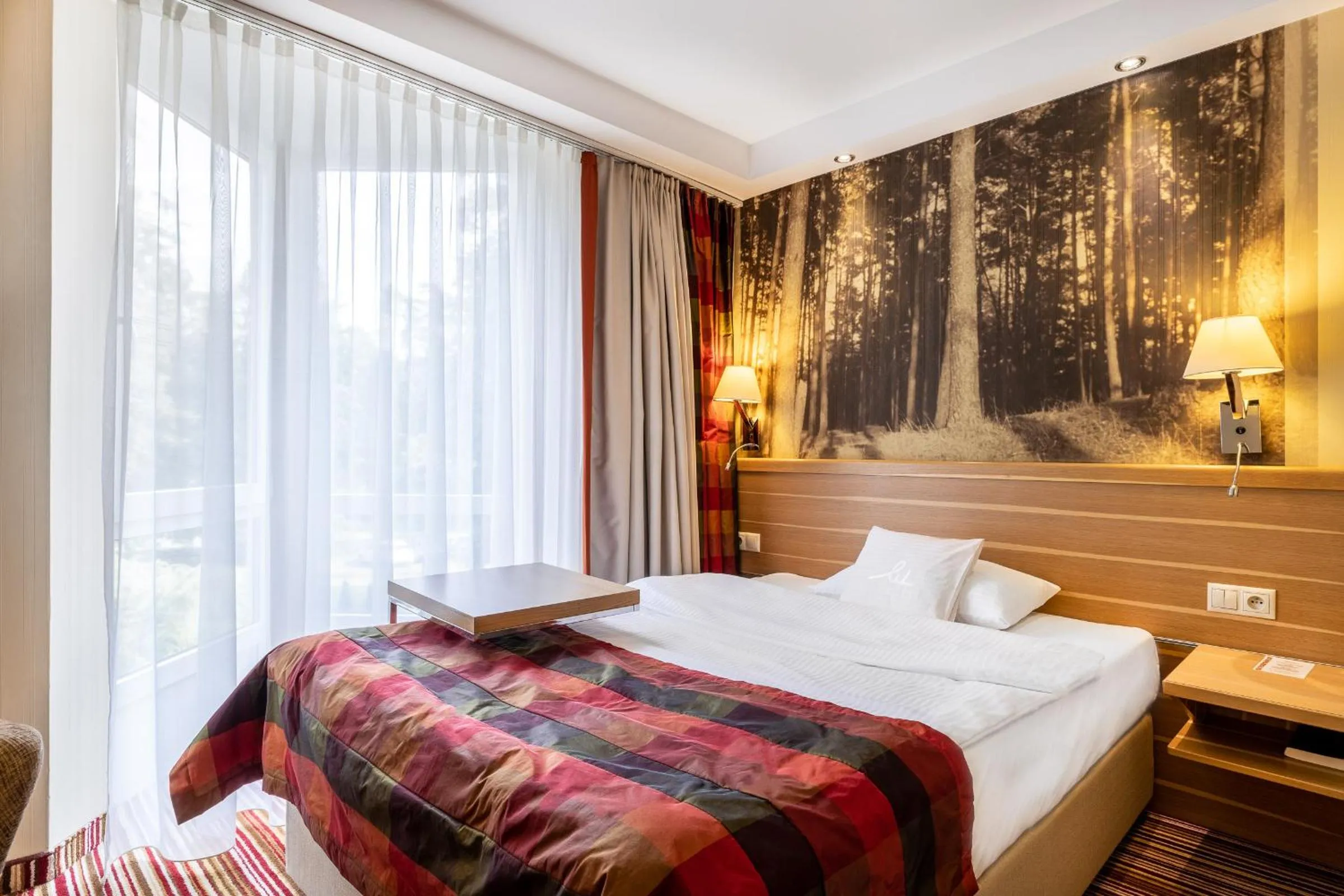 Bed in Hotel Warszawa Spa & Resort