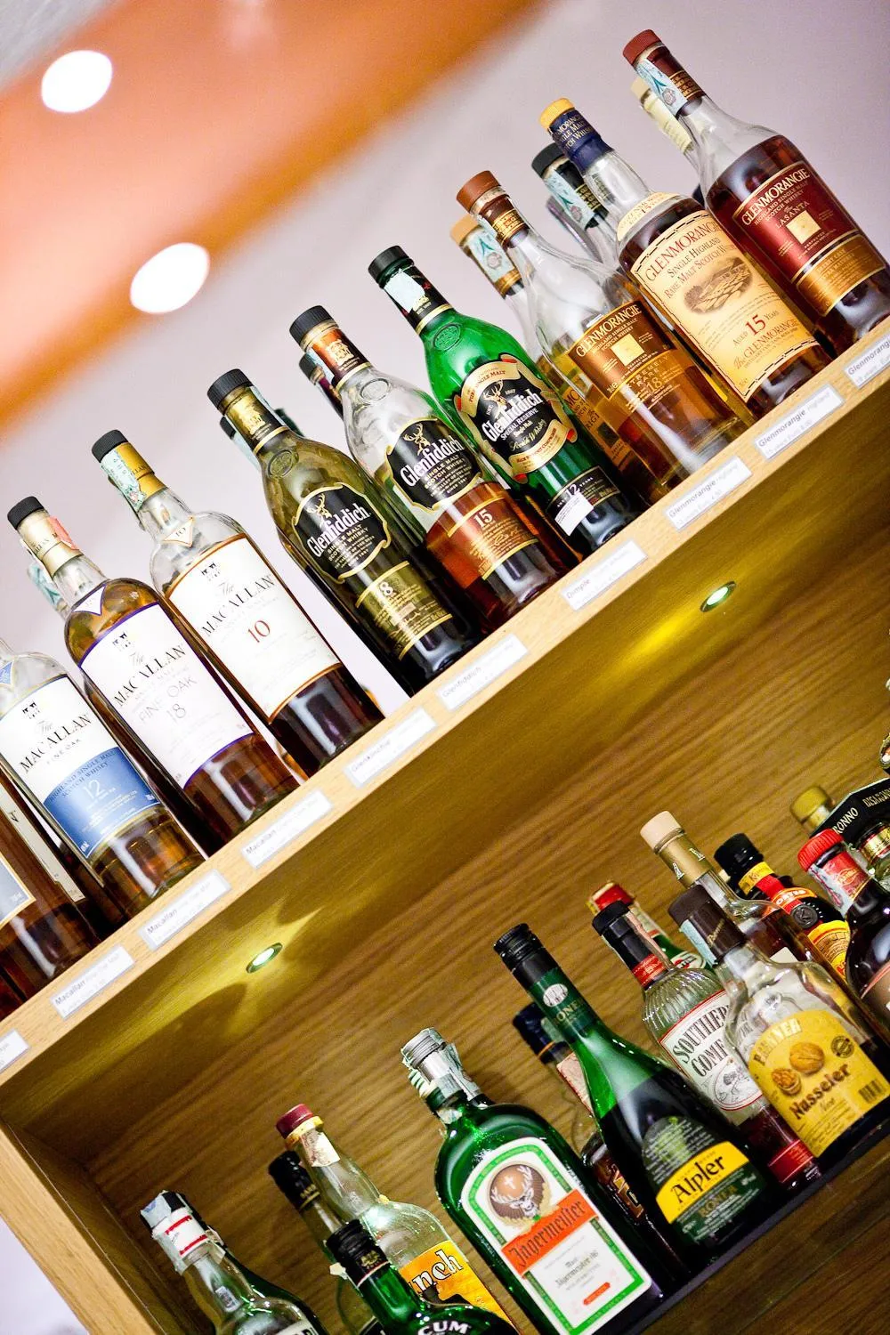 Alcoholic drinks in Hotel Mondschein