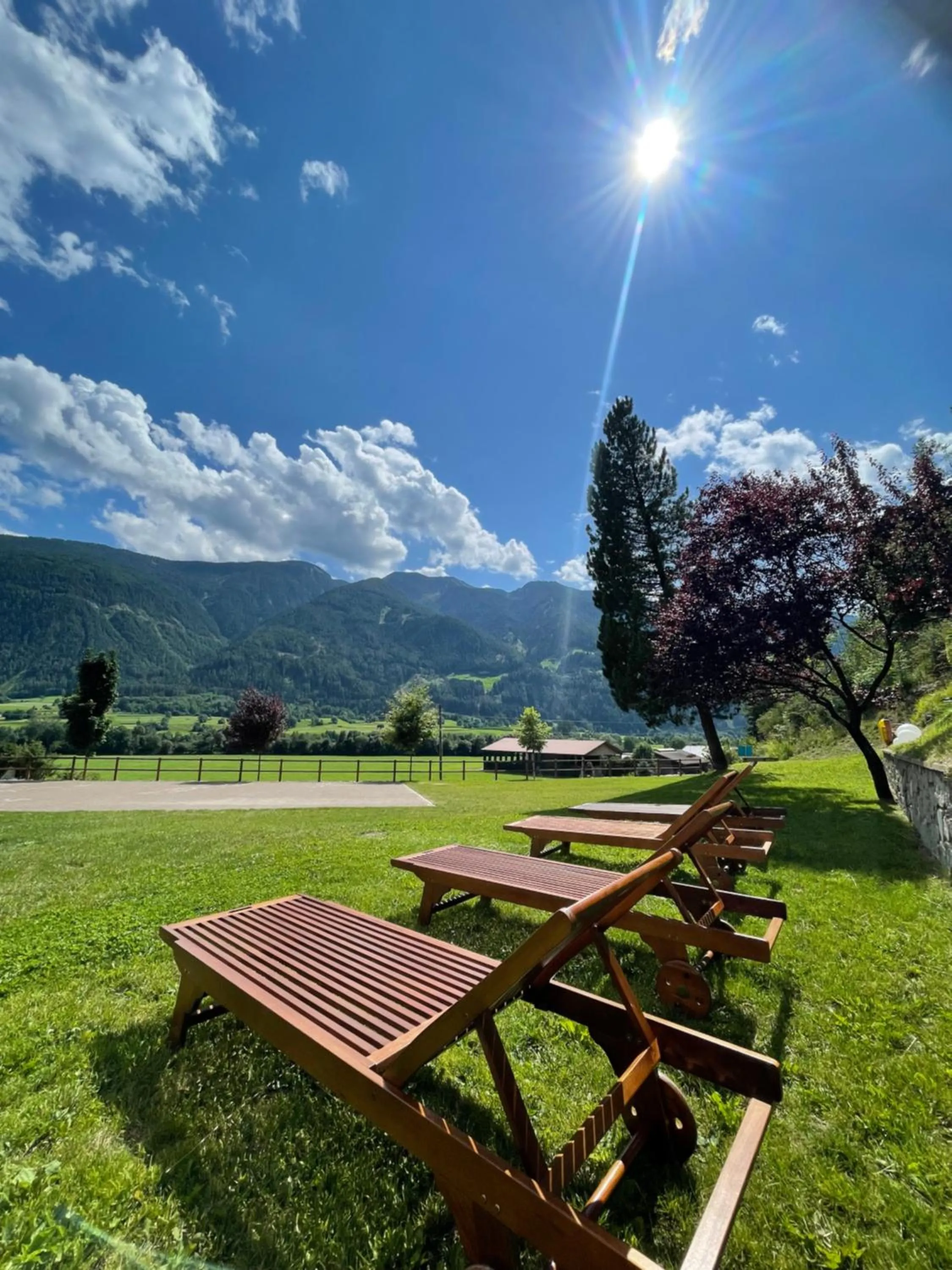 sunbed in Hotel Larch