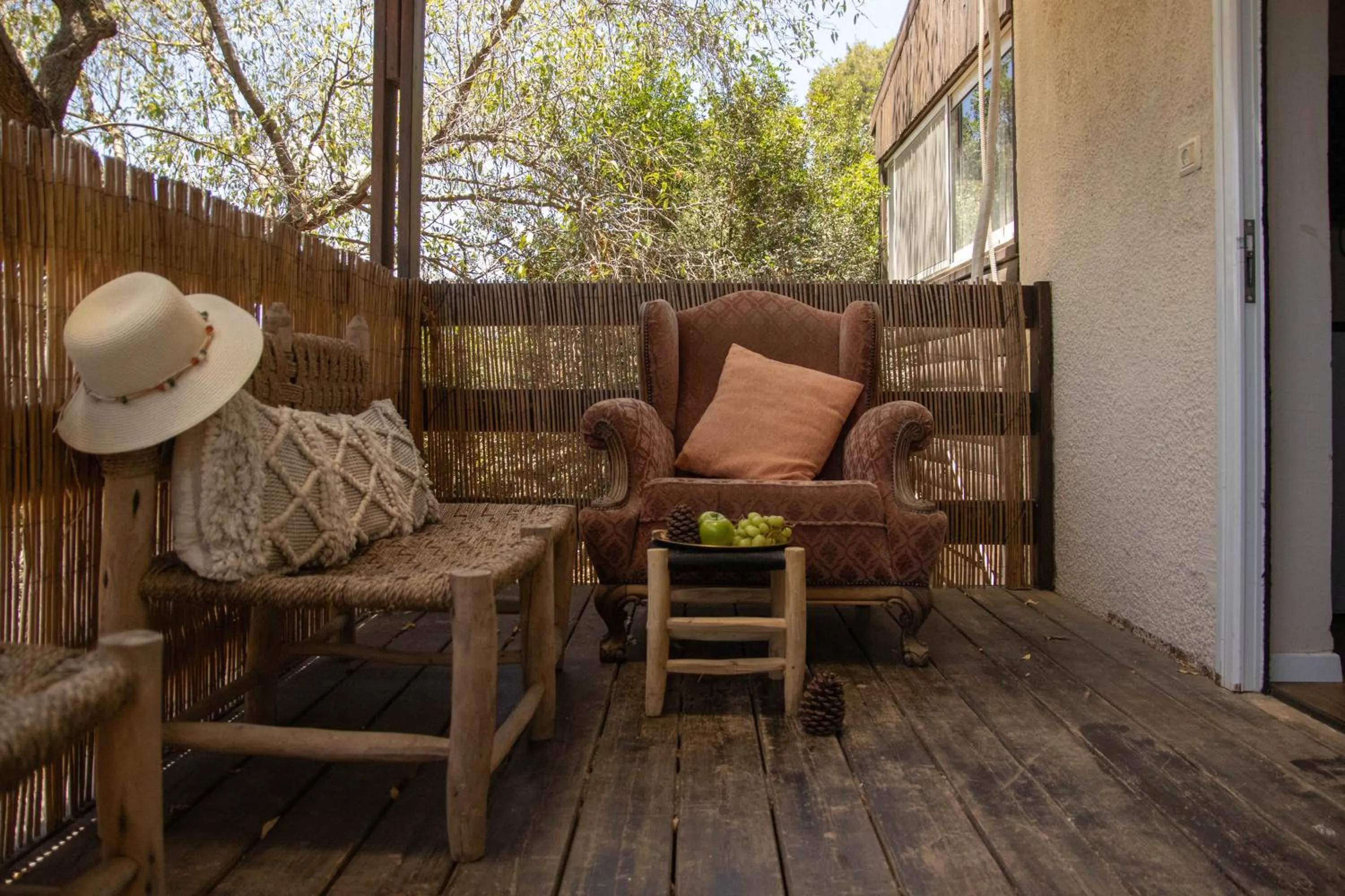 Seating area in Beit Oren Hotel