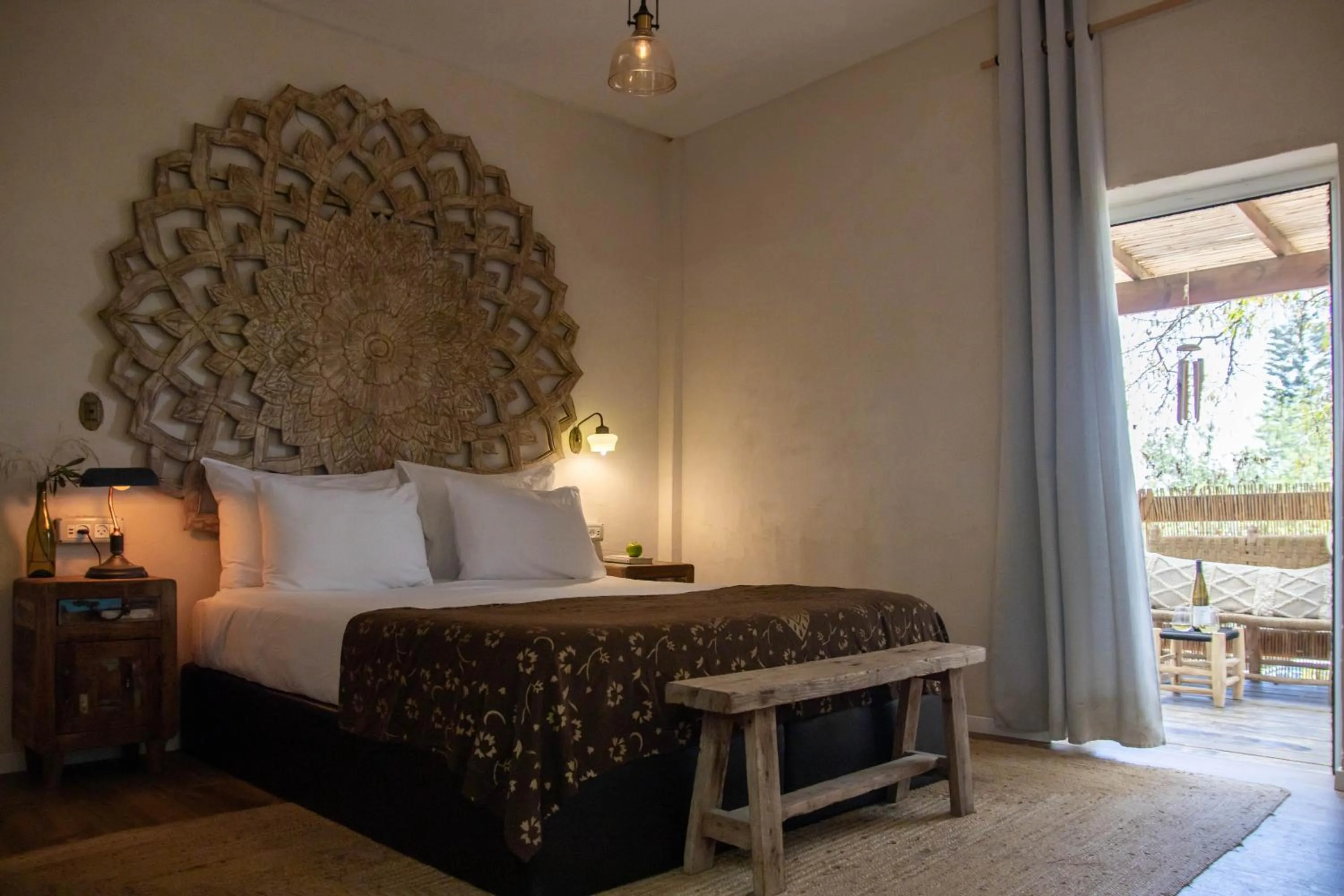 Photo of the whole room, Bed in Beit Oren Hotel