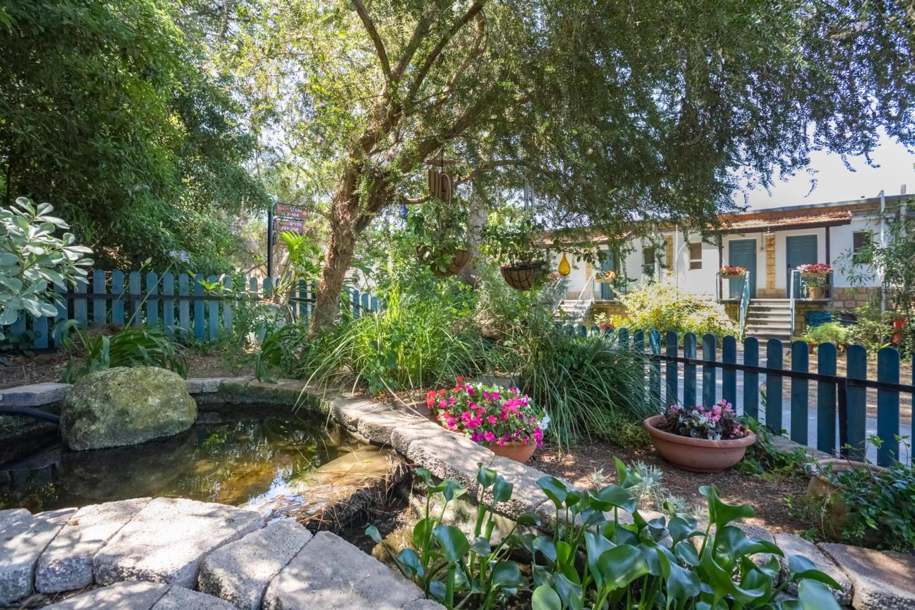 Patio in Beit Oren Hotel