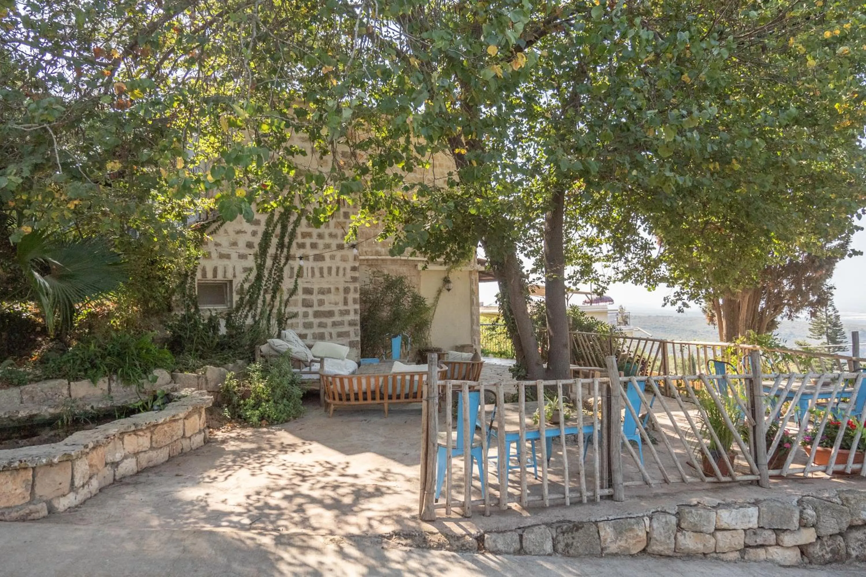 Patio in Beit Oren Hotel