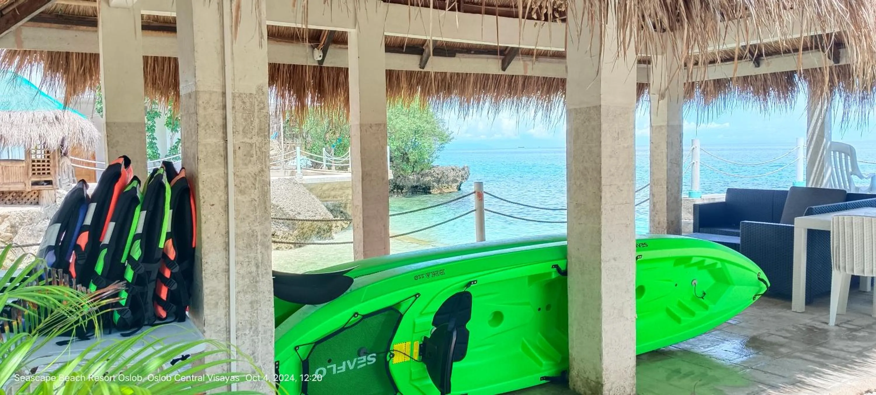 Natural landscape in Seascape Beach Resort Oslob