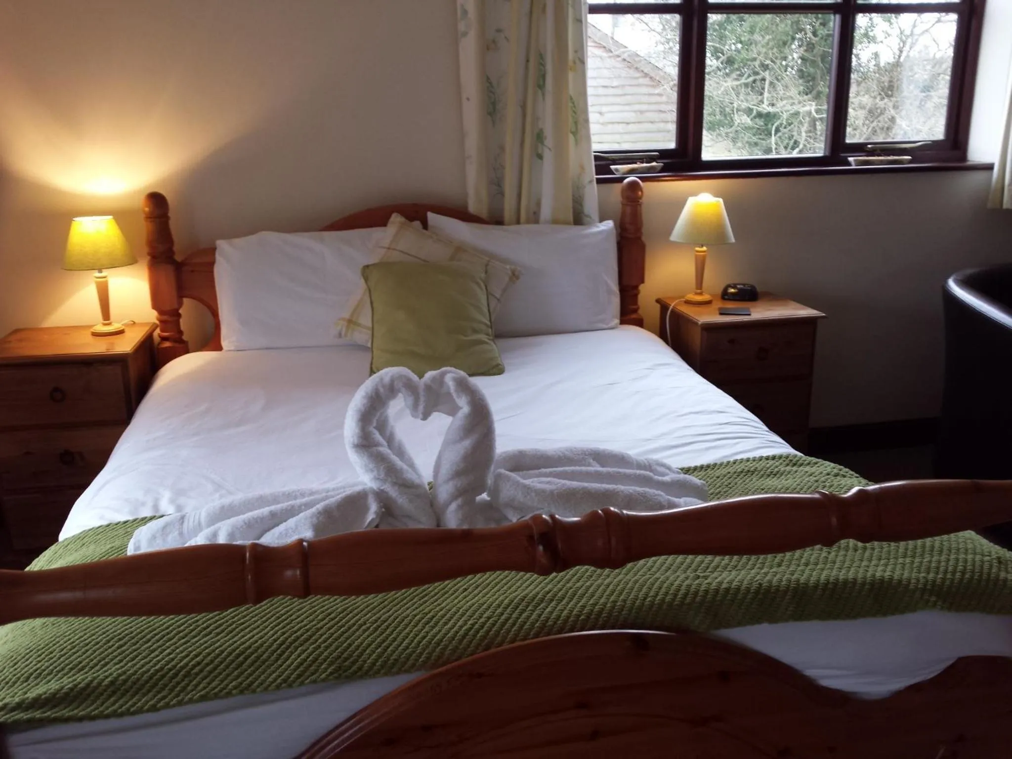 Bed in Pwllgwilym B & B