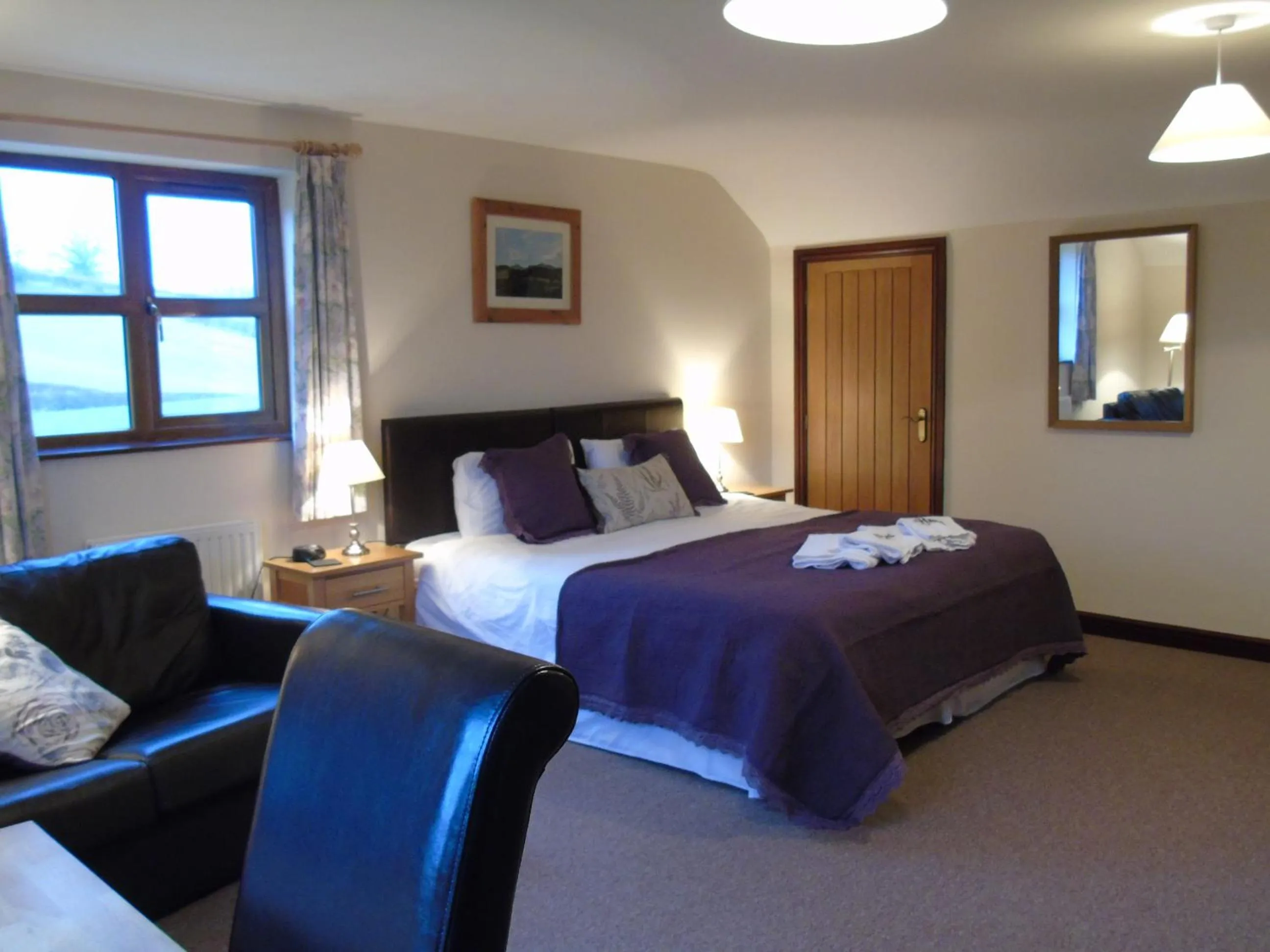 Bedroom, Bed in Pwllgwilym B & B