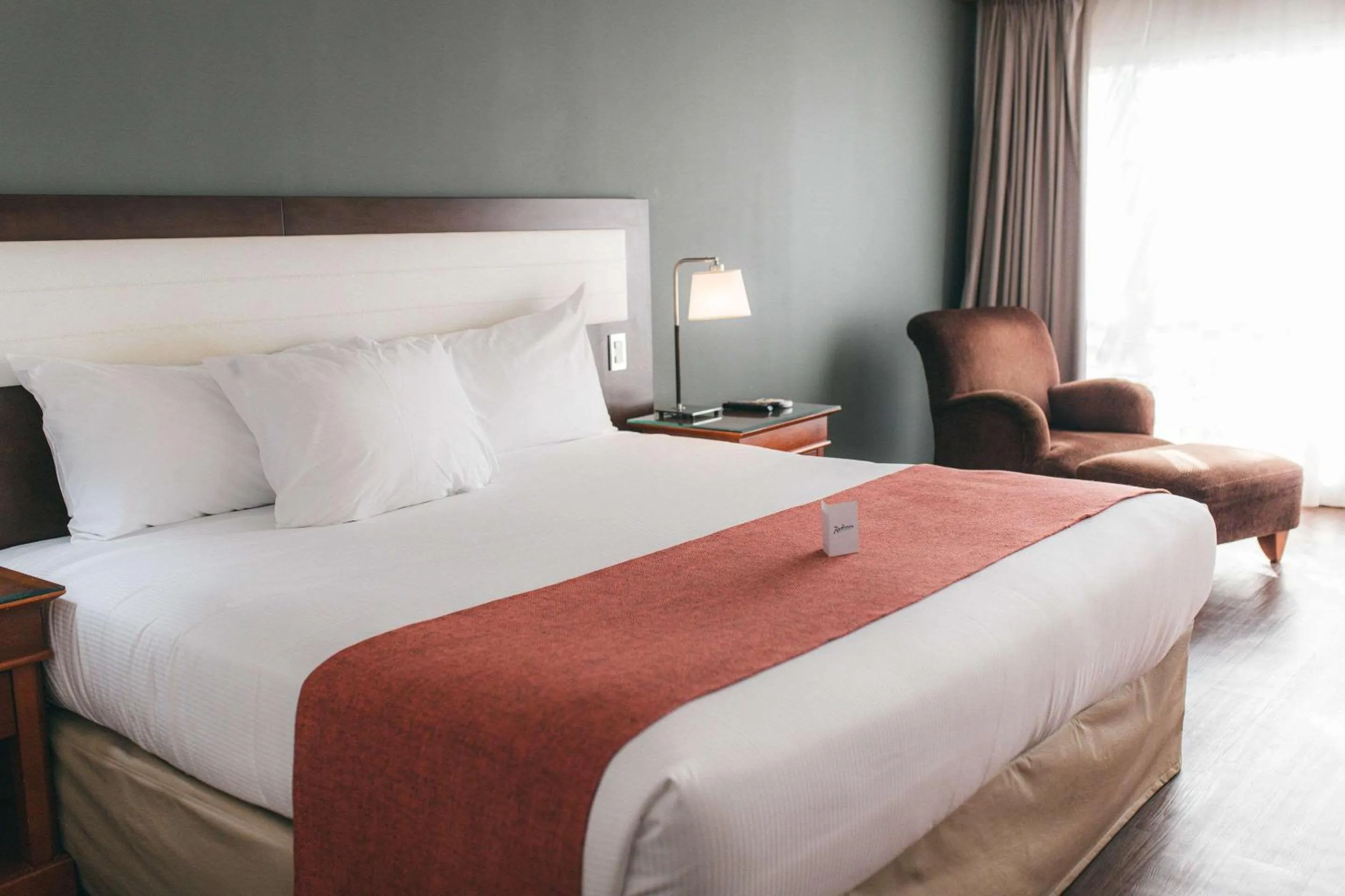 Bedroom, Bed in Radisson Hotel Colonia del Sacramento