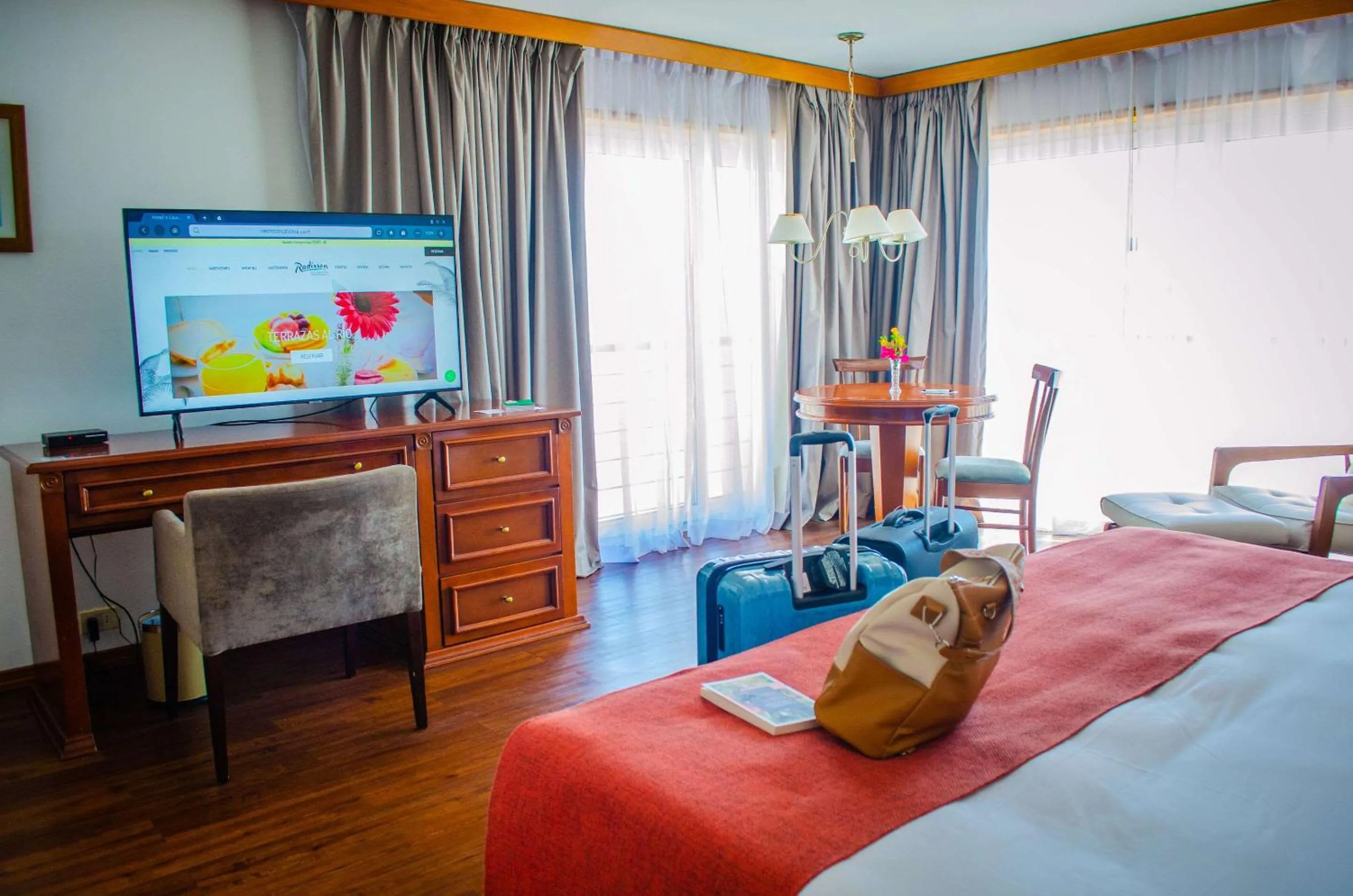 Bedroom, Bed in Radisson Hotel Colonia del Sacramento