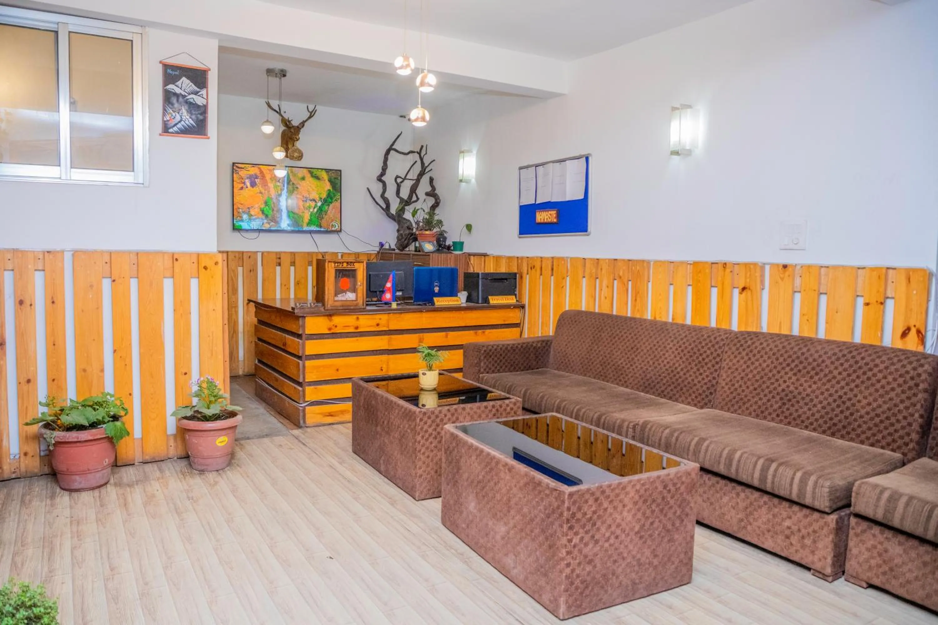 Lobby or reception in Doors Hotel Thamel