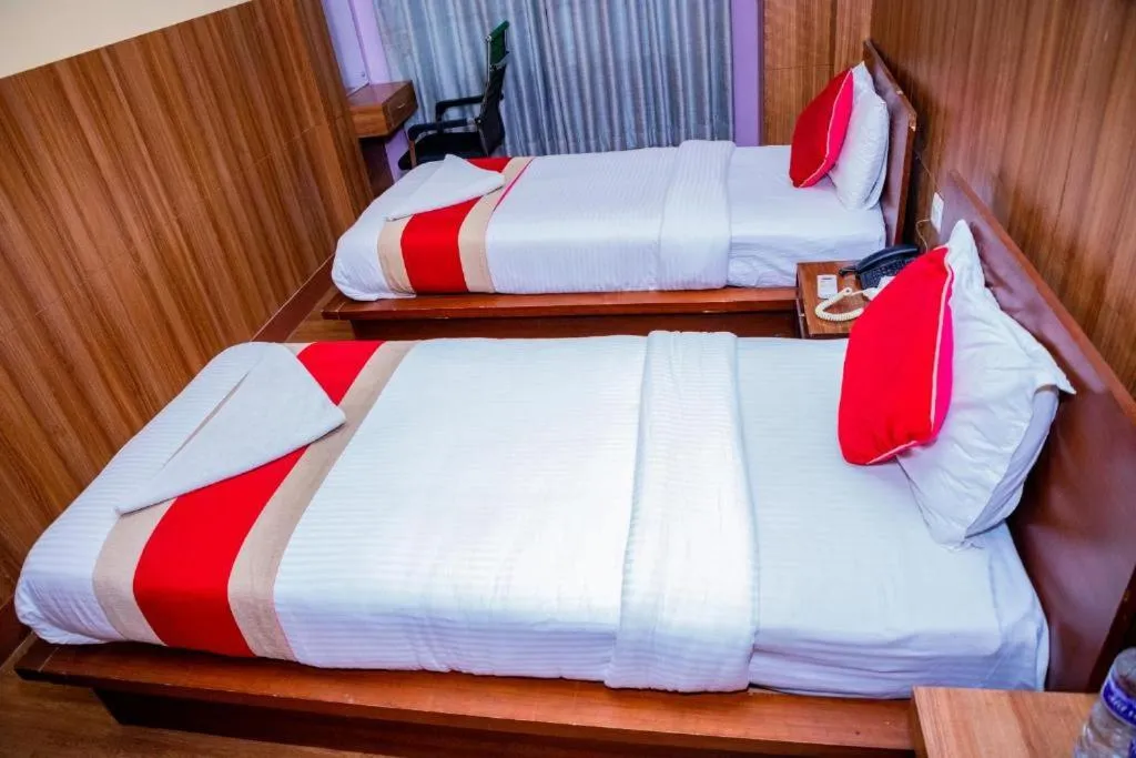 Bedroom, Bed in Doors Hotel Thamel