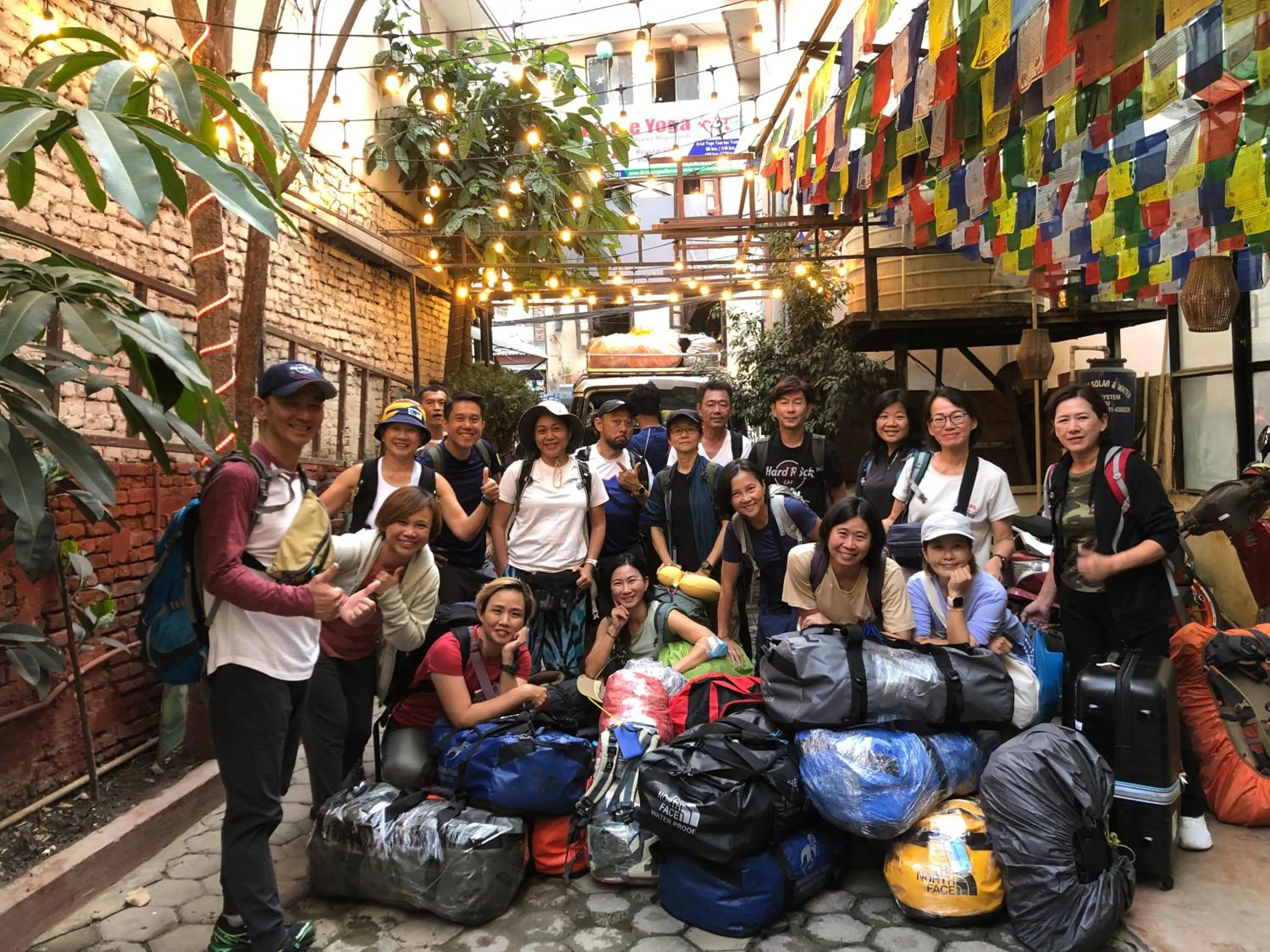 People in Doors Hotel Thamel