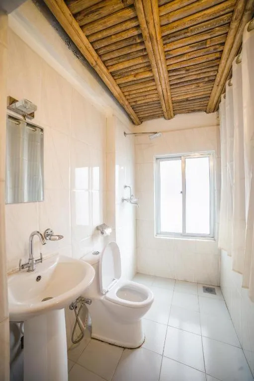 Toilet in Doors Hotel Thamel