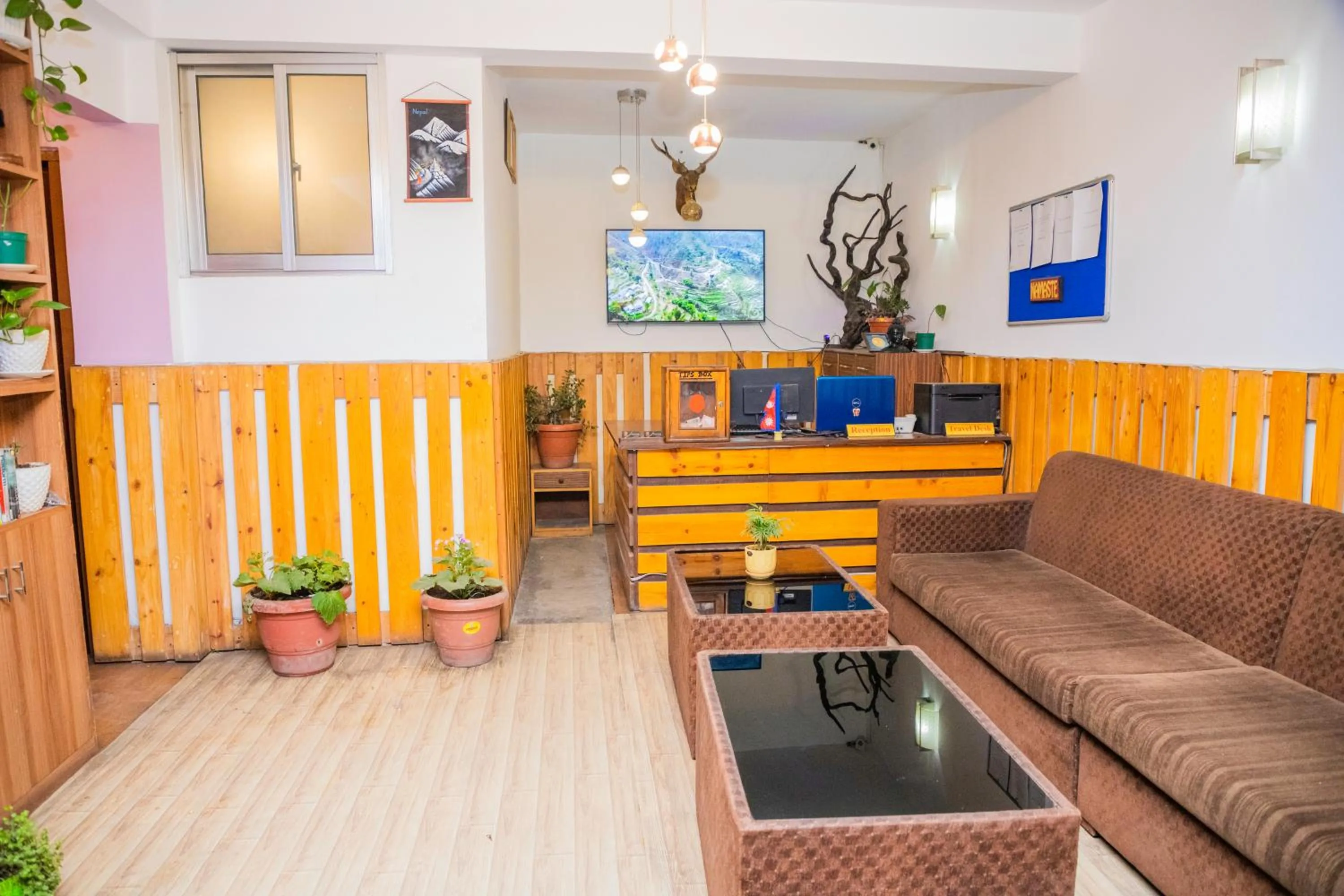 Lobby or reception in Doors Hotel Thamel