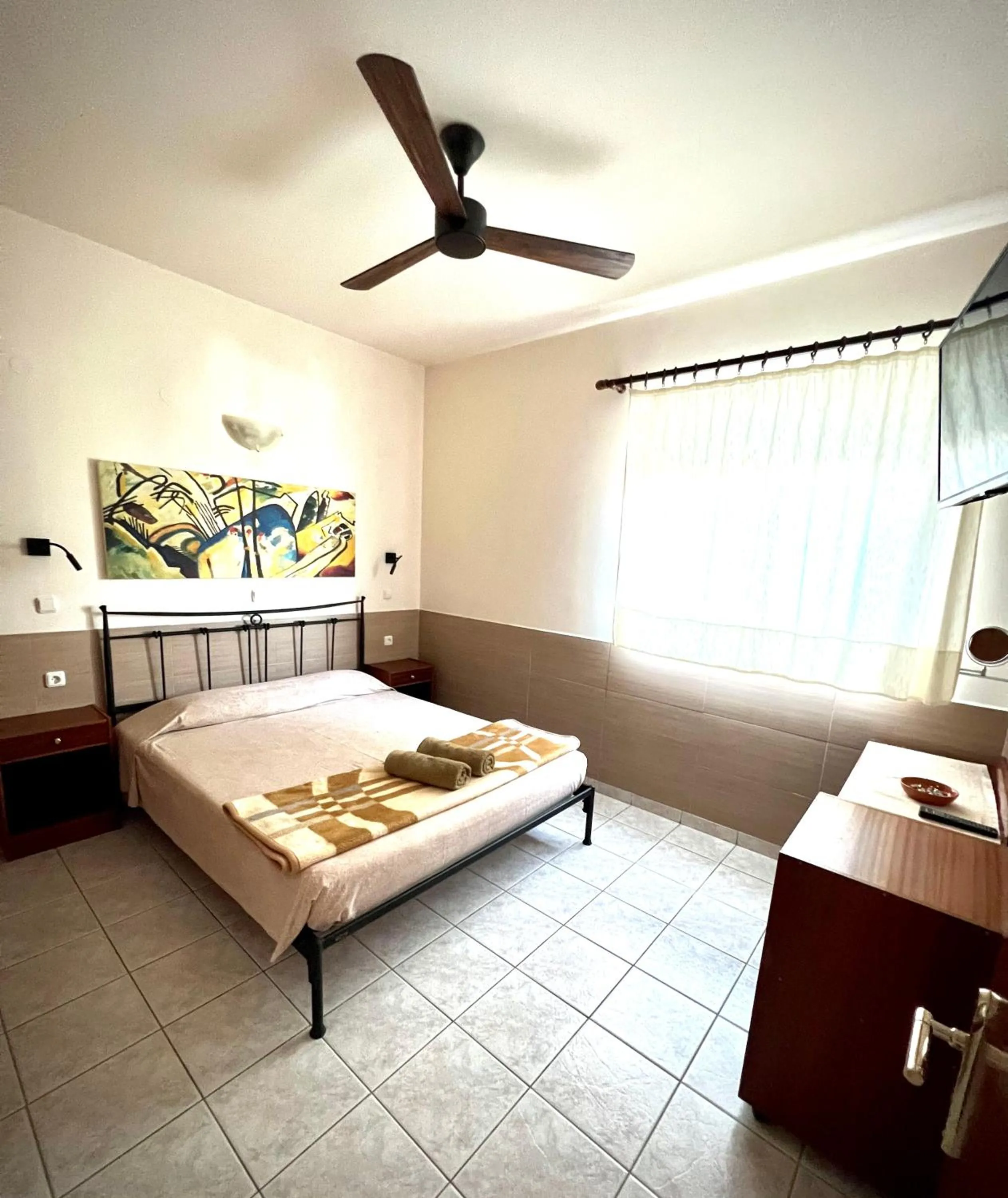 Bed in SCALA APARTS & STUDIOS - Rhodes