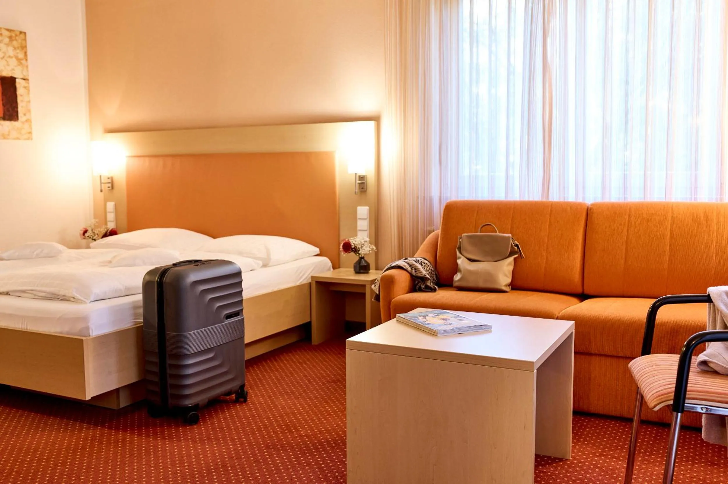 Photo of the whole room, Bed in Gasthof zum Bad