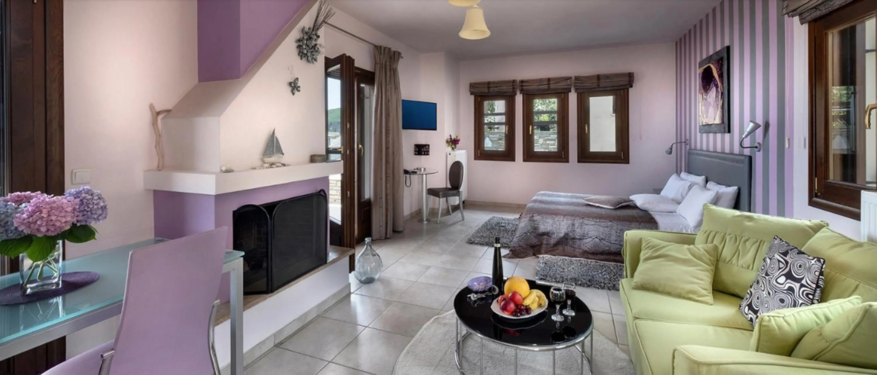 Living room in Hotel Petradi