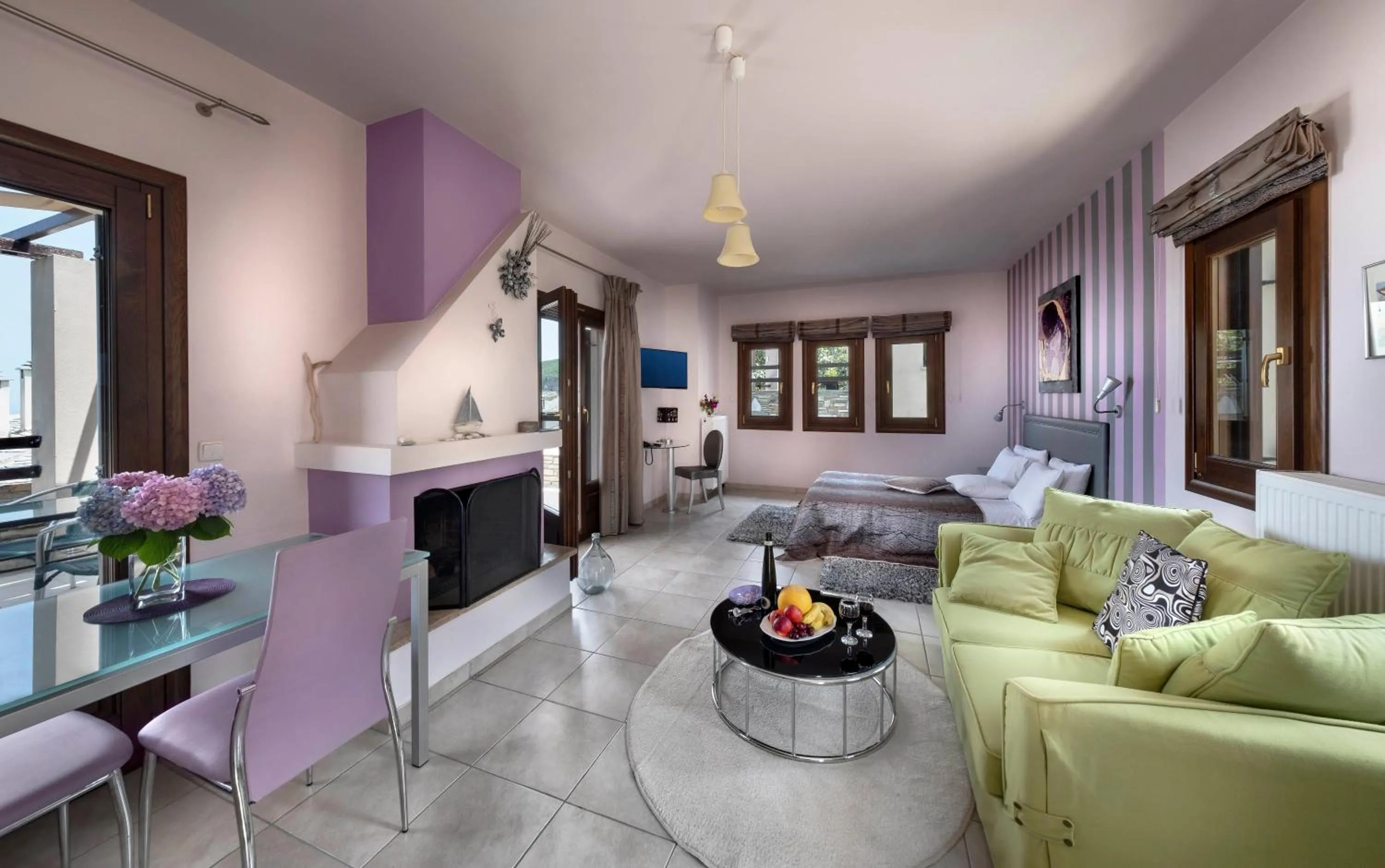 Living room in Hotel Petradi