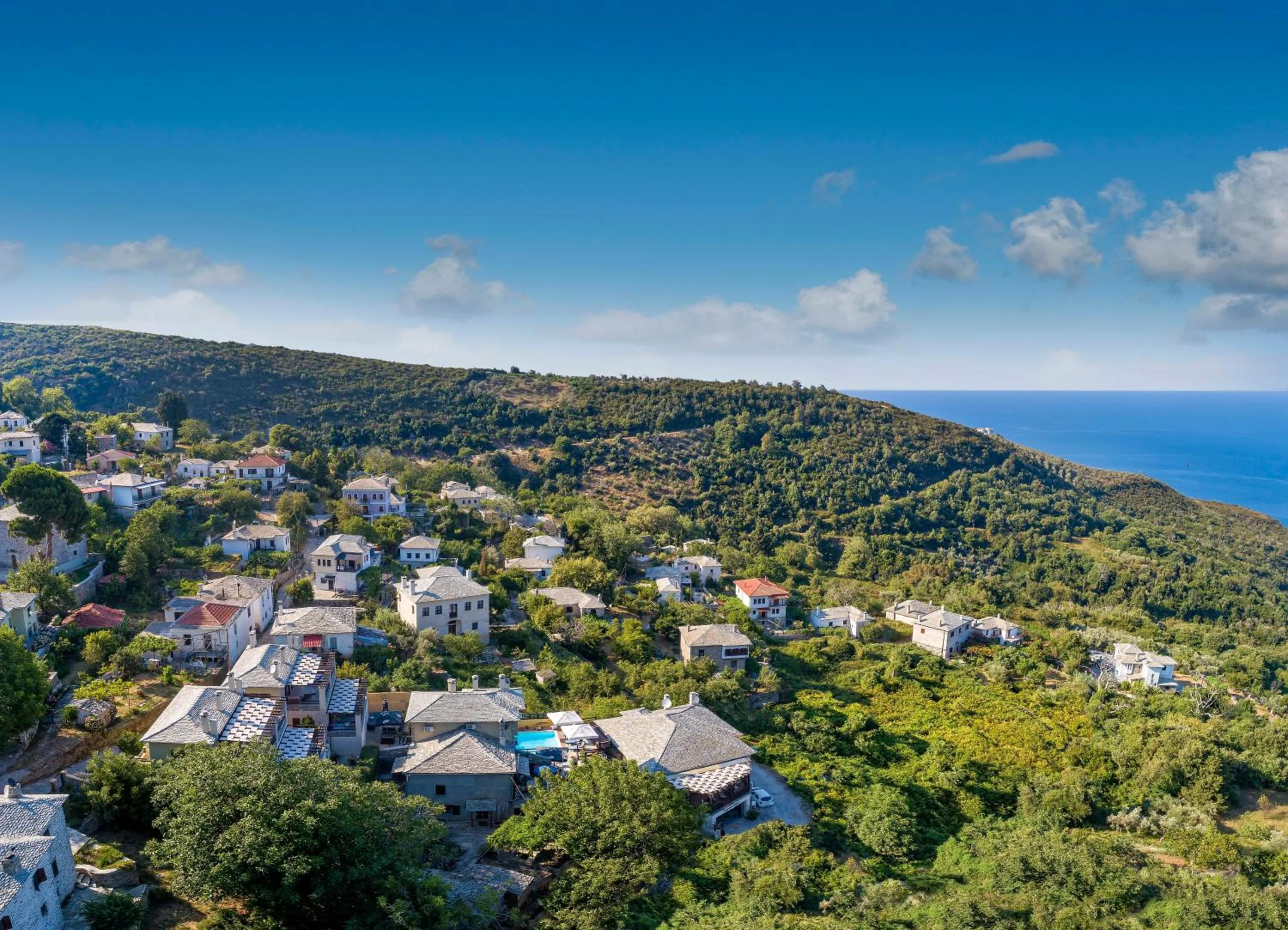 Bird's eye view in Hotel Petradi