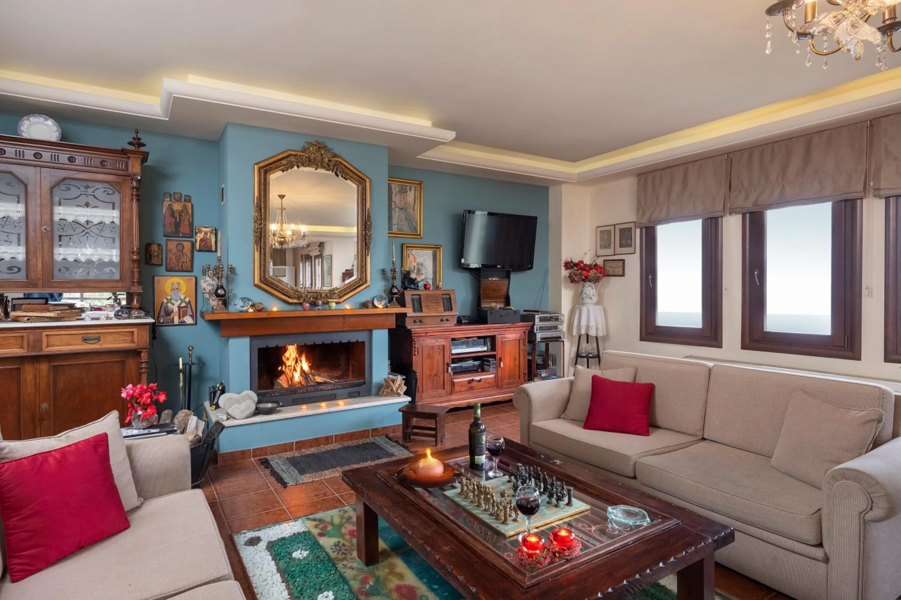 Living room in Hotel Petradi