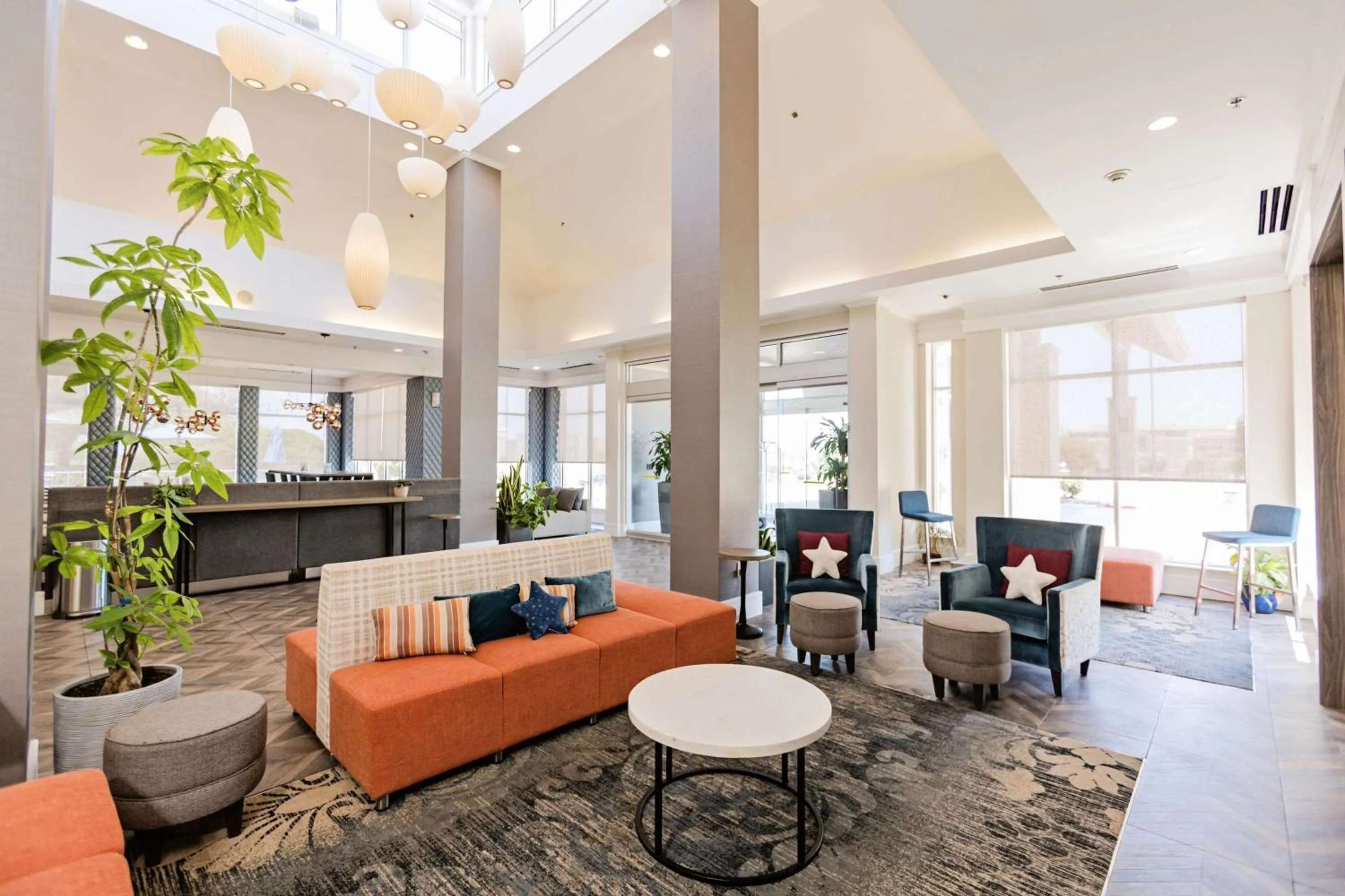 Lobby or reception in Hilton Garden Inn Temple Medical Center