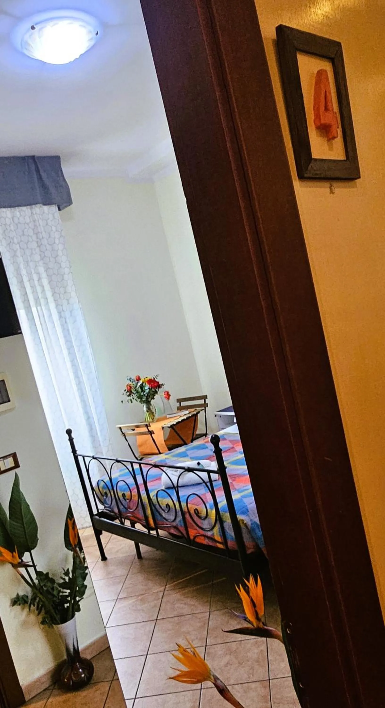 Decorative detail, Bed in Titina B&B