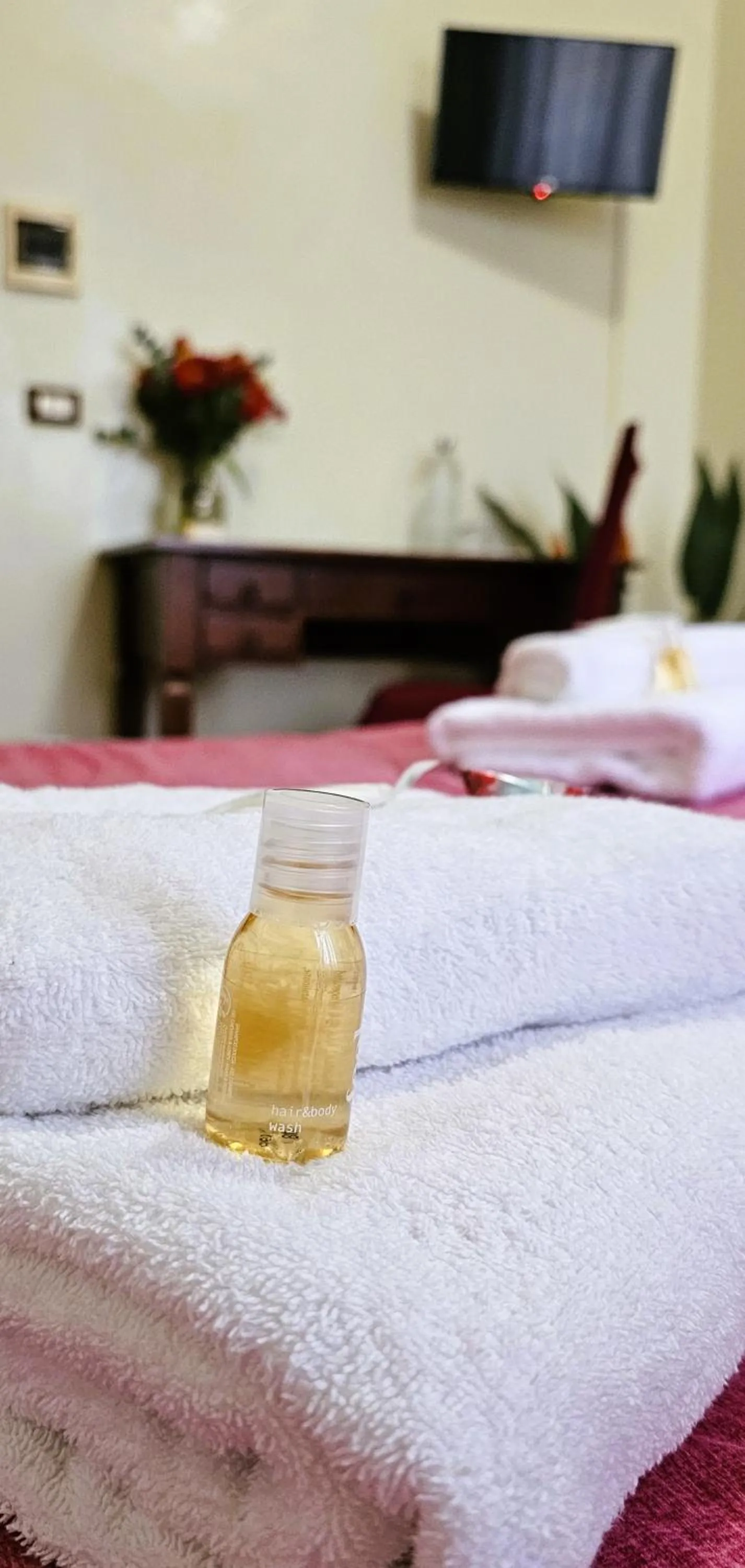 towels, Bed in Titina B&B