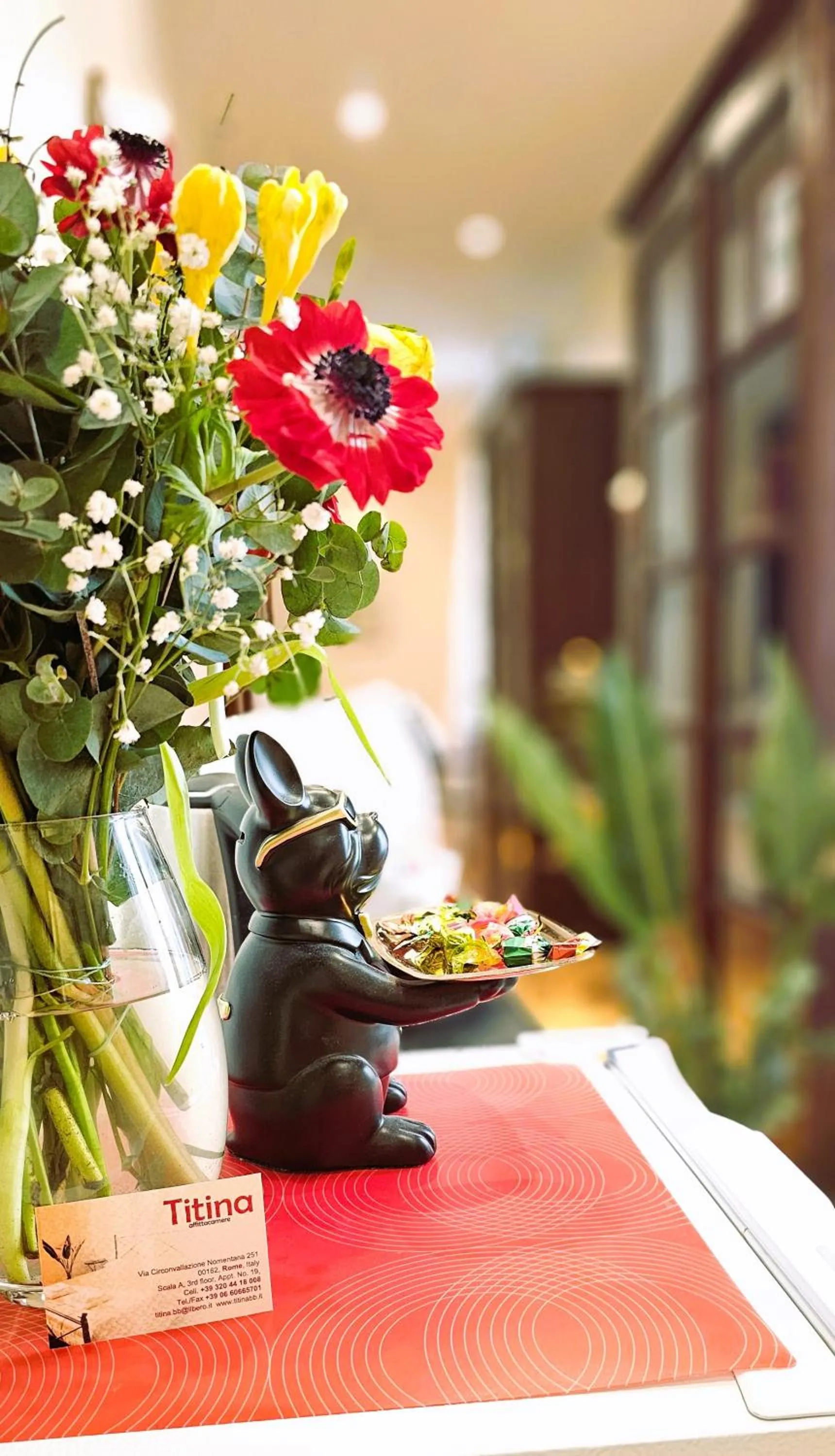 Decorative detail in Titina B&B