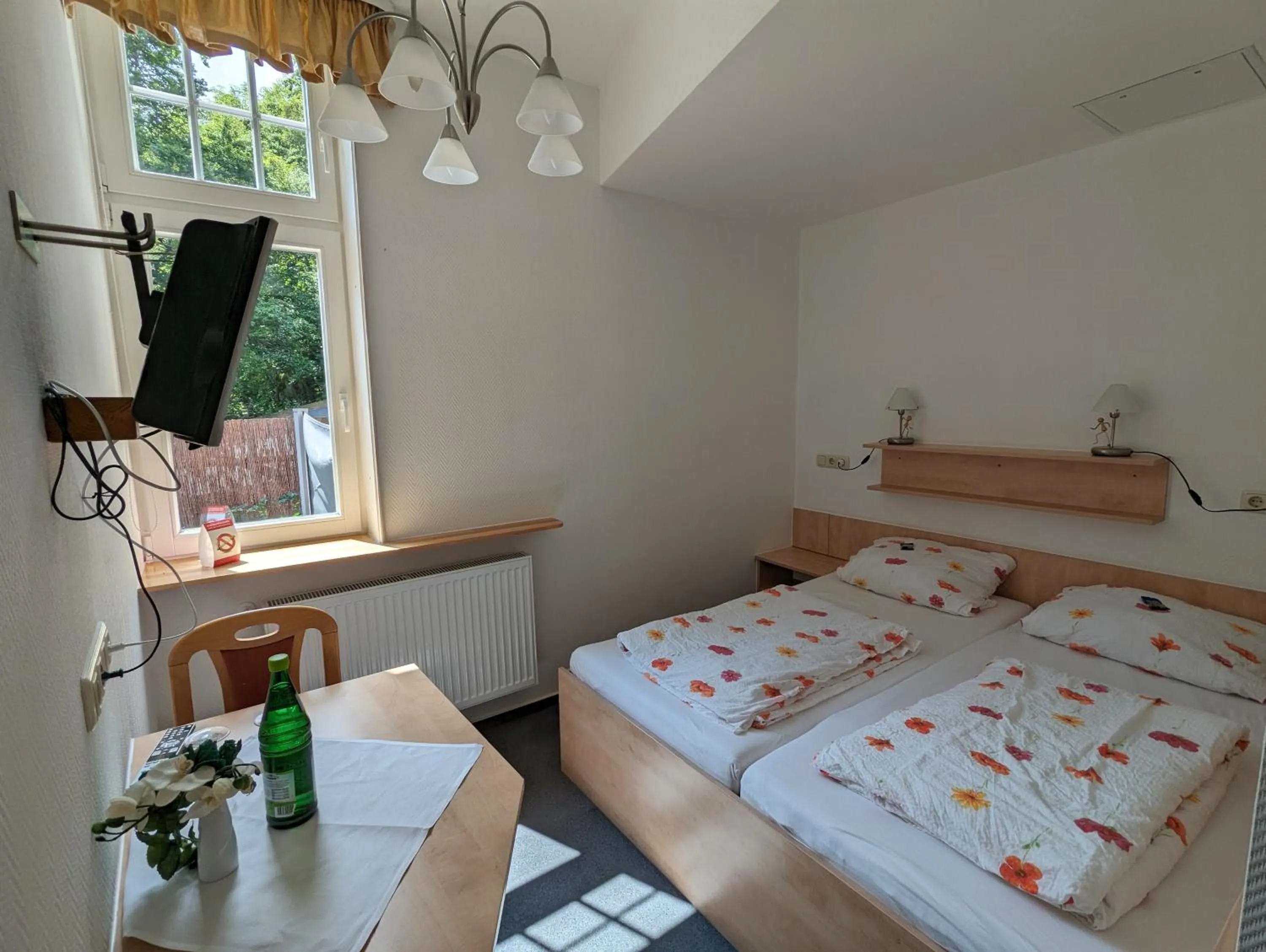 Bed in Waldgasthaus & Berghotel Steinerne Renne