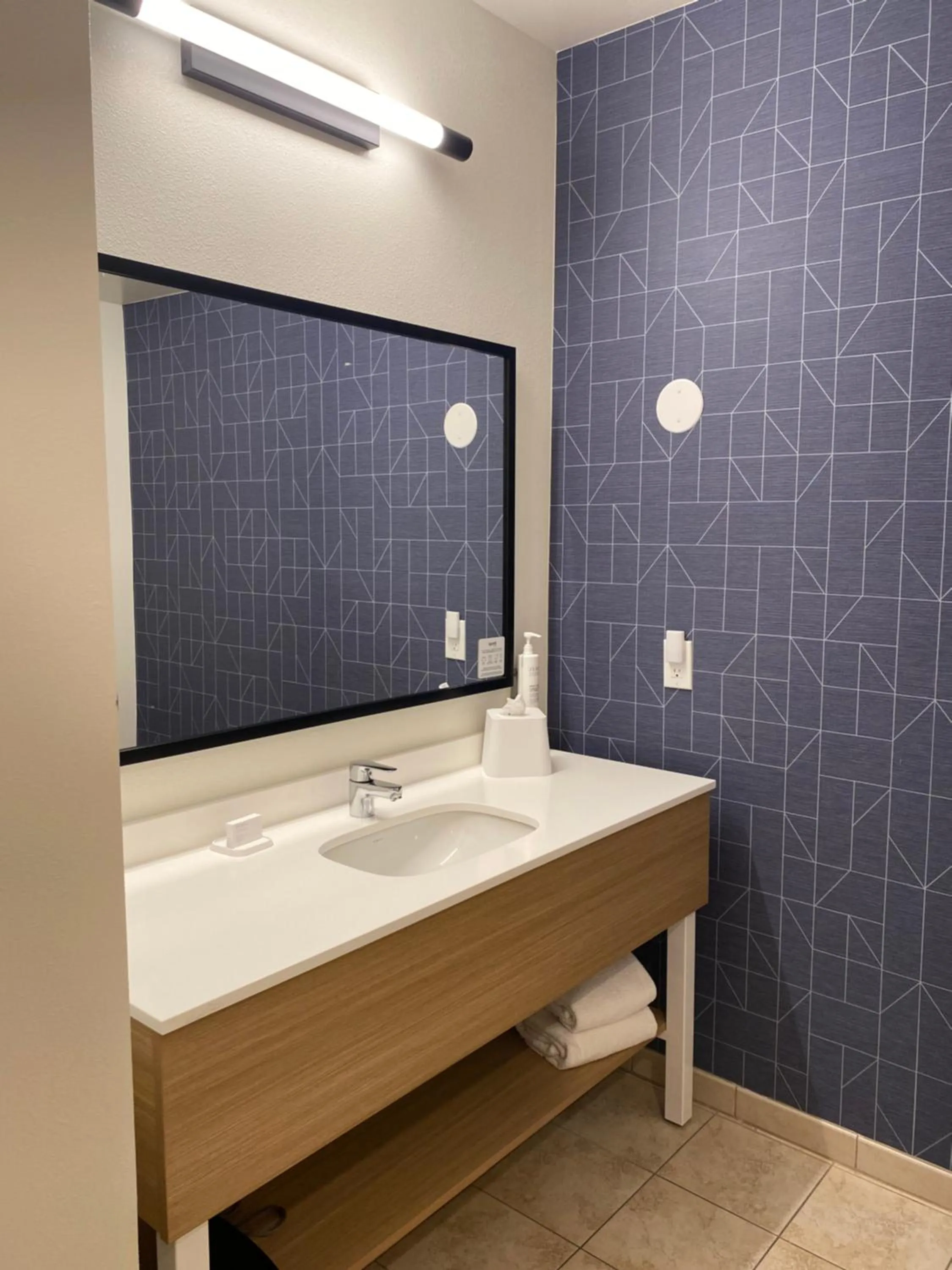 Bathroom in Spark by Hilton Yucca Valley Joshua Tree