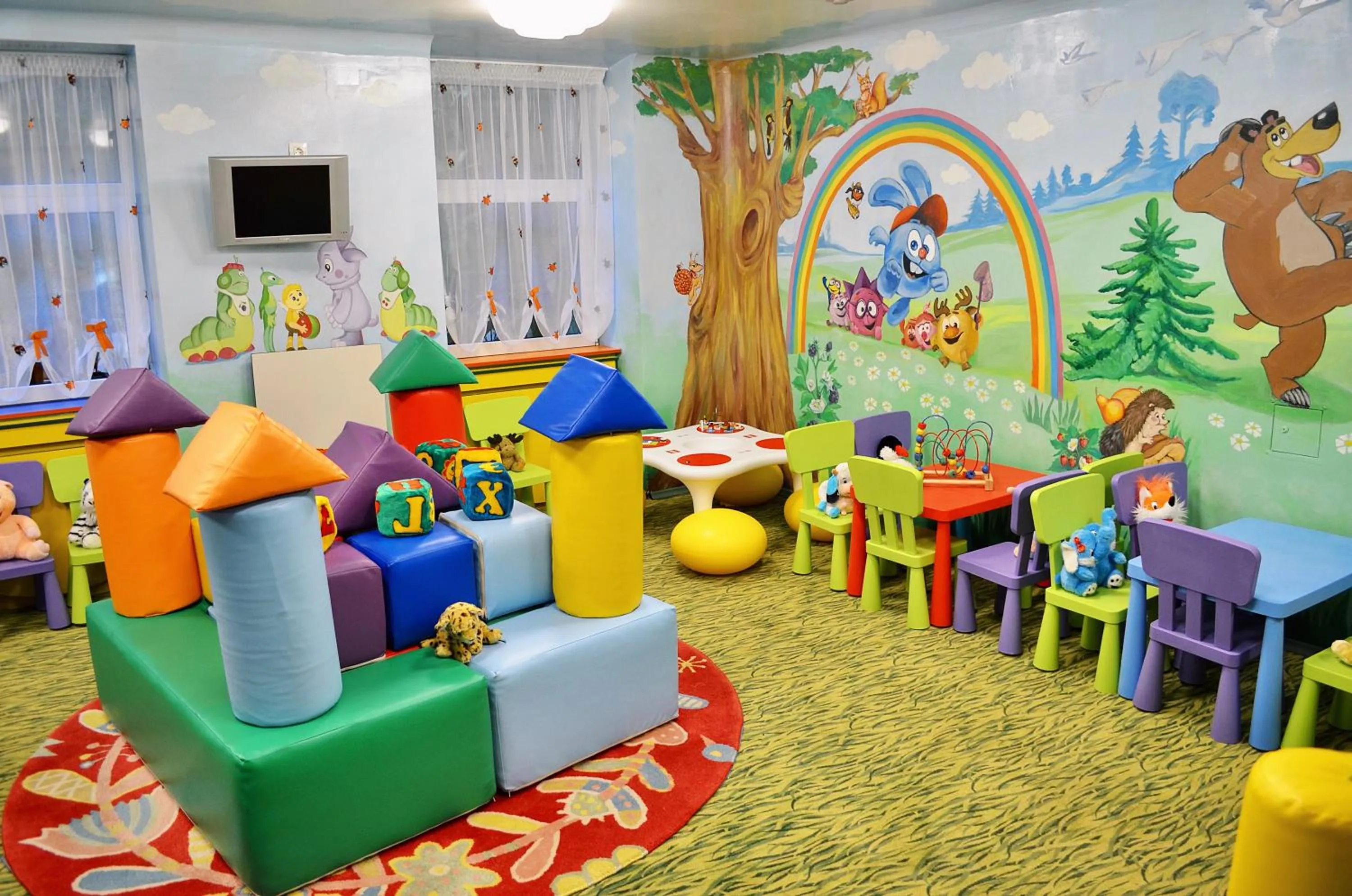 Children play ground in Swiss Hotel