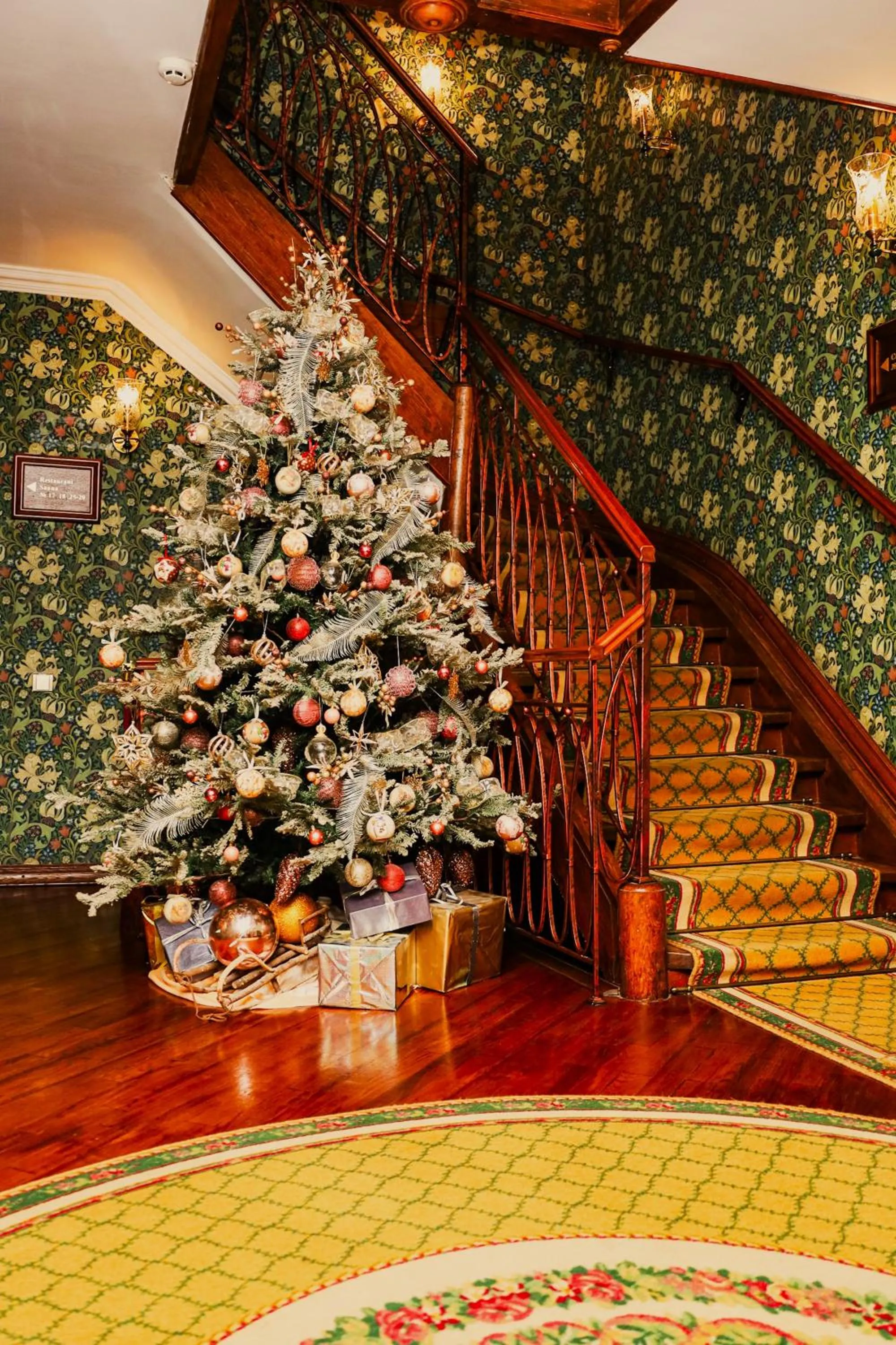 Decorative detail in Swiss Hotel