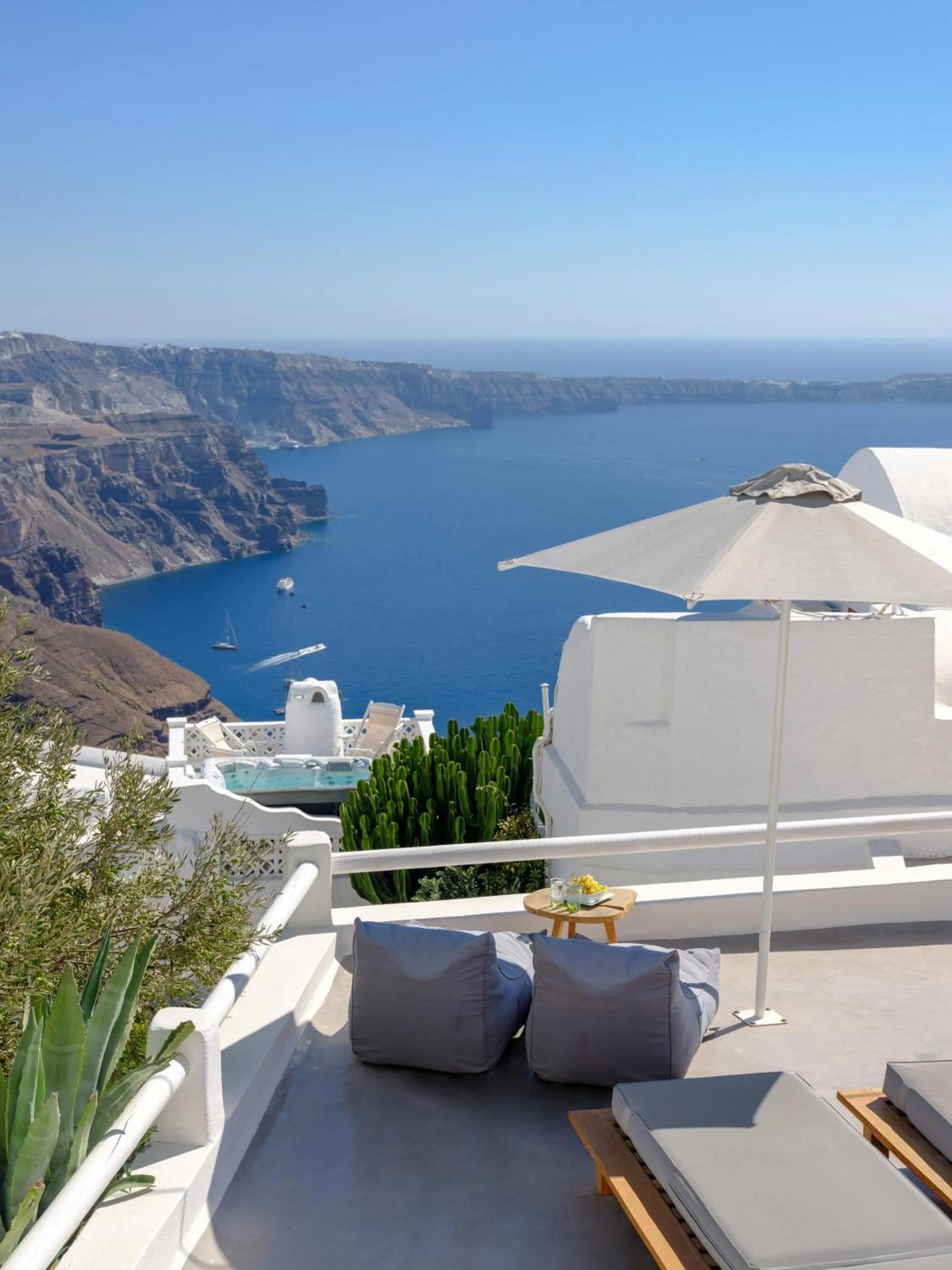 Seating area in Senses Suites