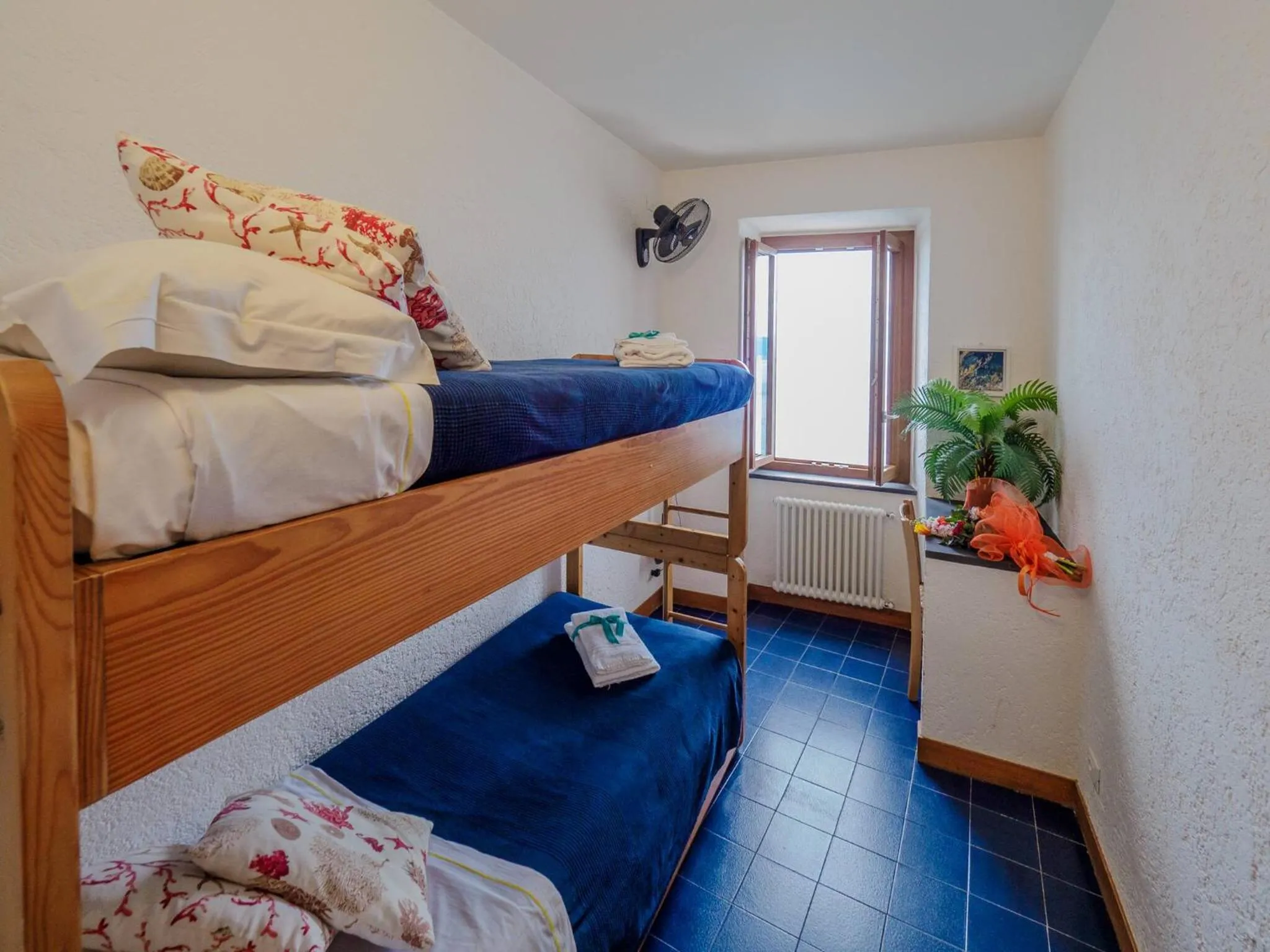 Bed in Il Baluardo Sea View Apartment on the Cliff