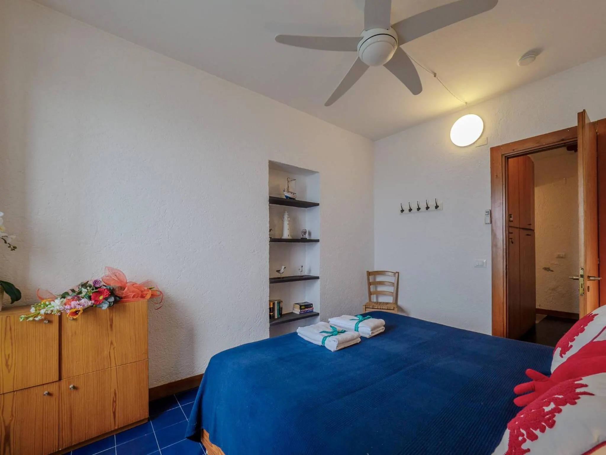 Bed in Il Baluardo Sea View Apartment on the Cliff