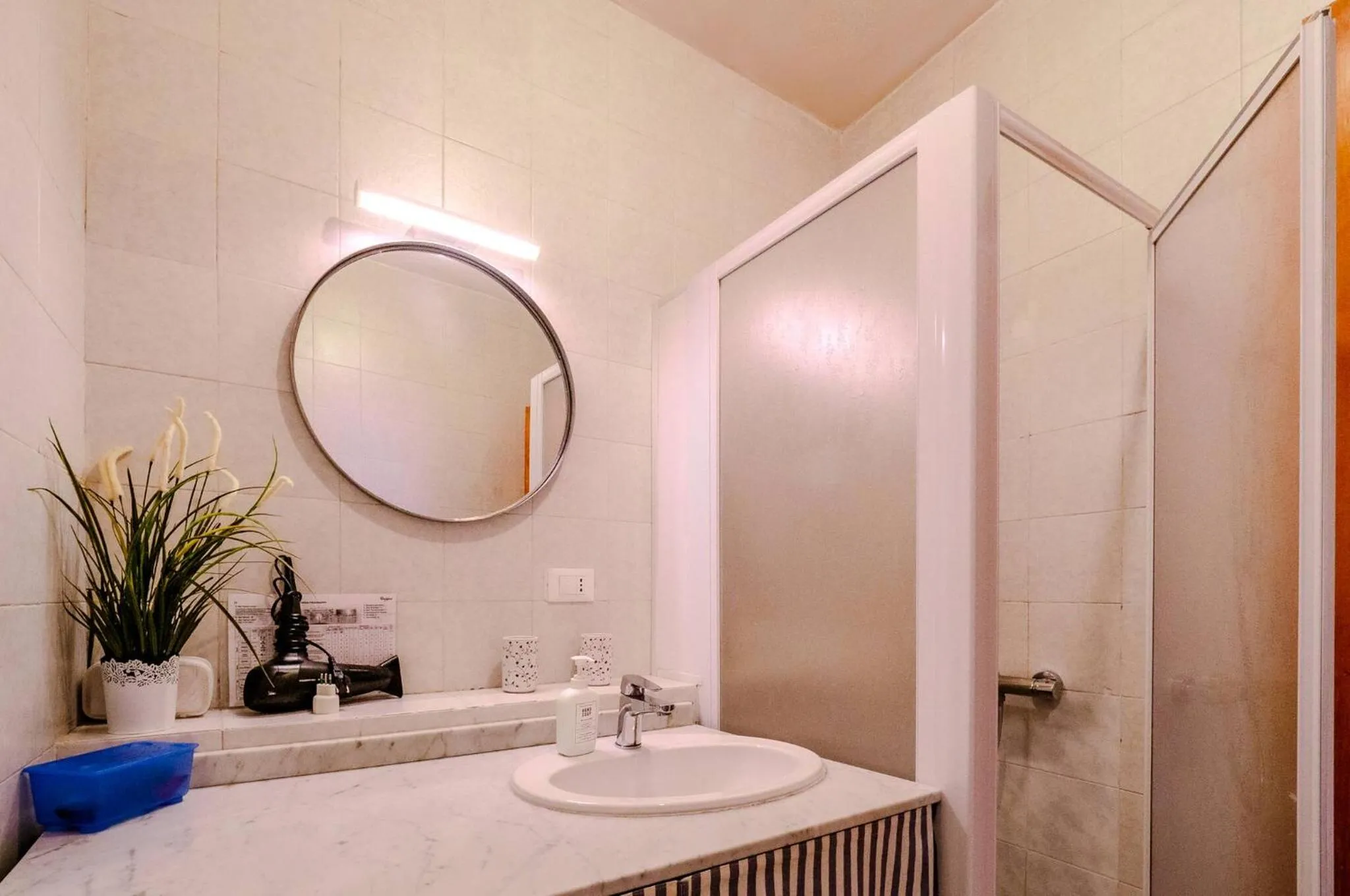 Bathroom in Il Baluardo Sea View Apartment on the Cliff