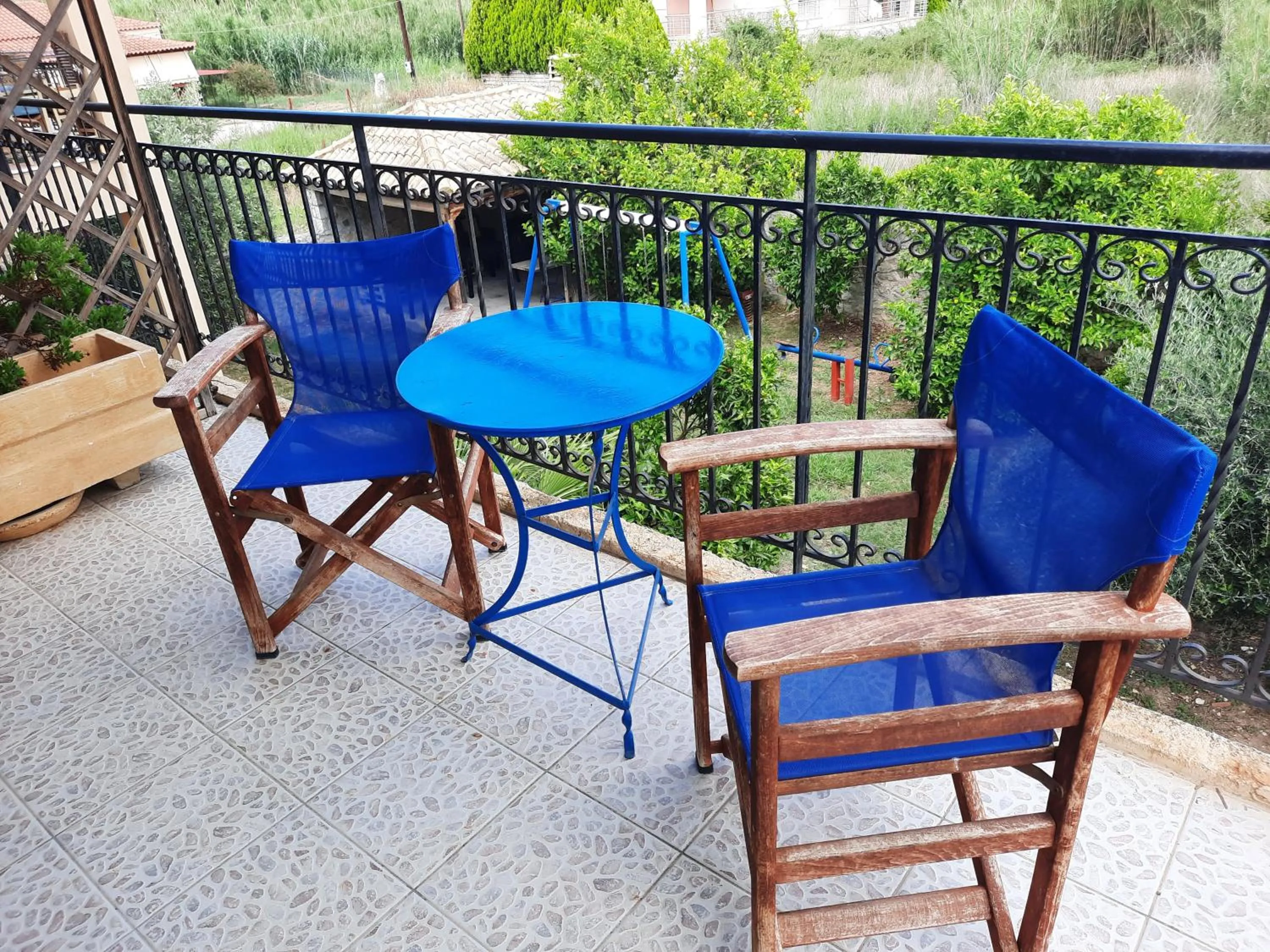 Balcony/Terrace in O Xenonas Ton Mylon