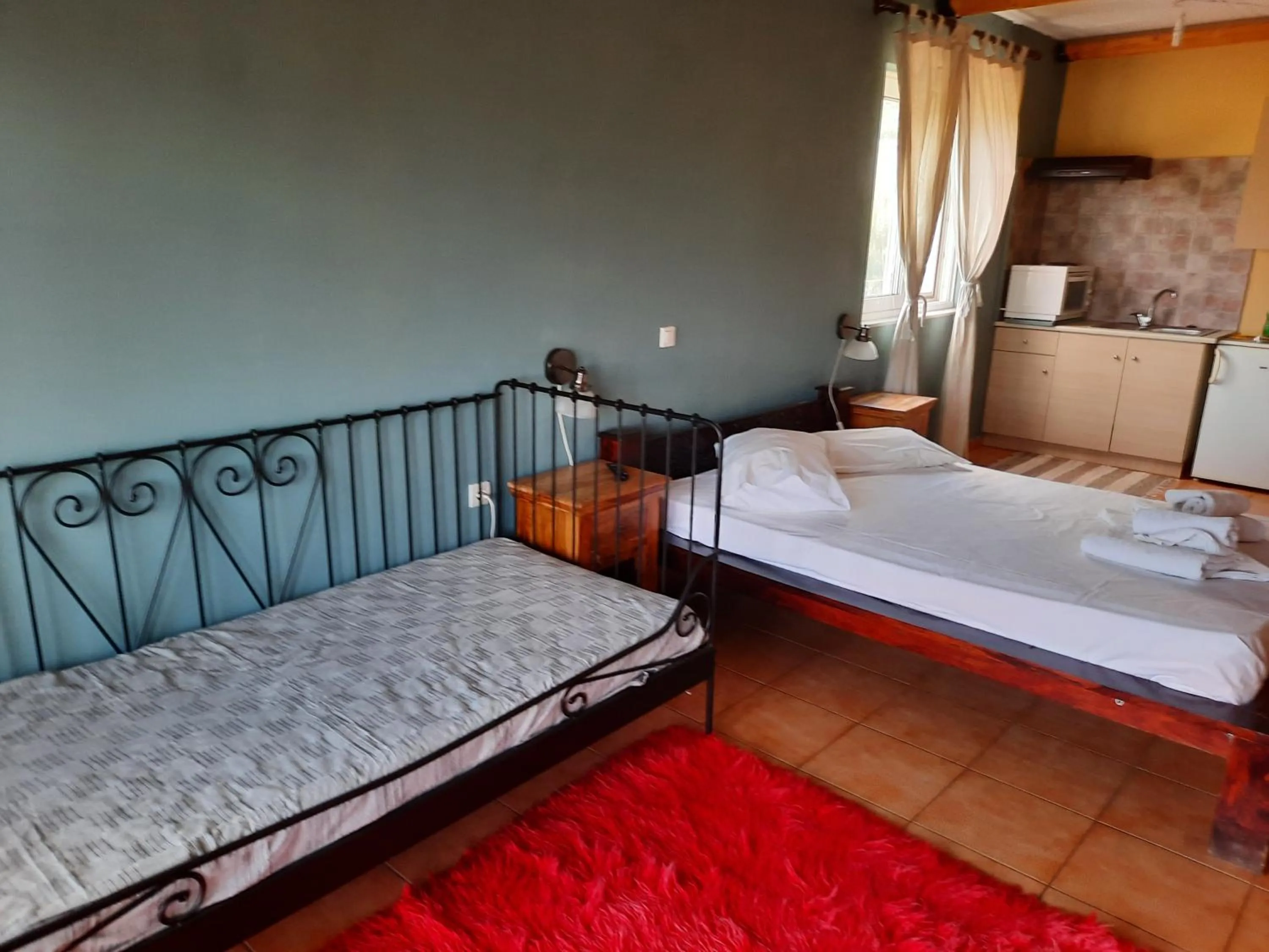 Bed in O Xenonas Ton Mylon