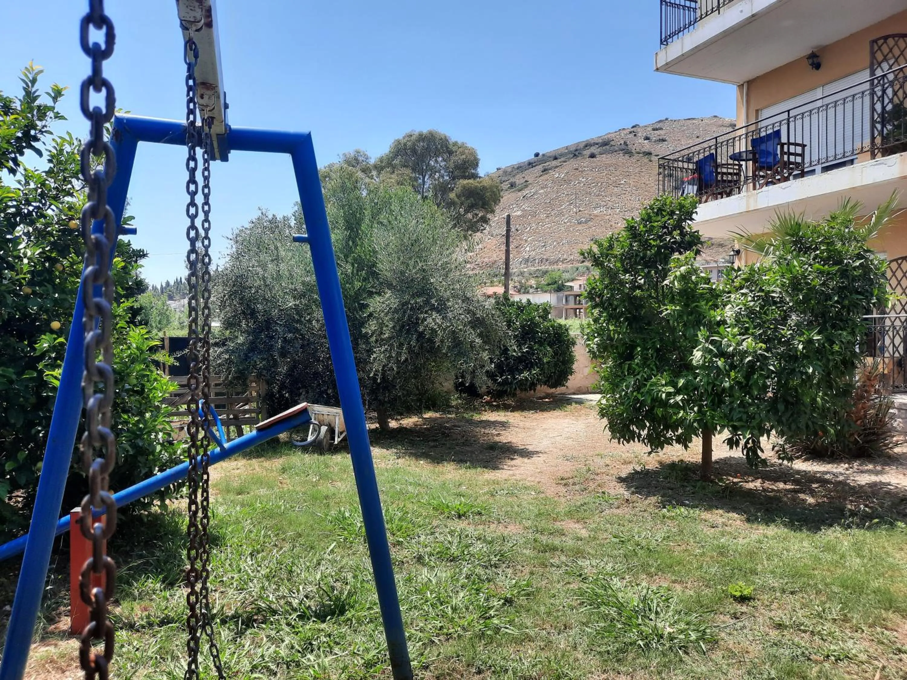 Children play ground in O Xenonas Ton Mylon