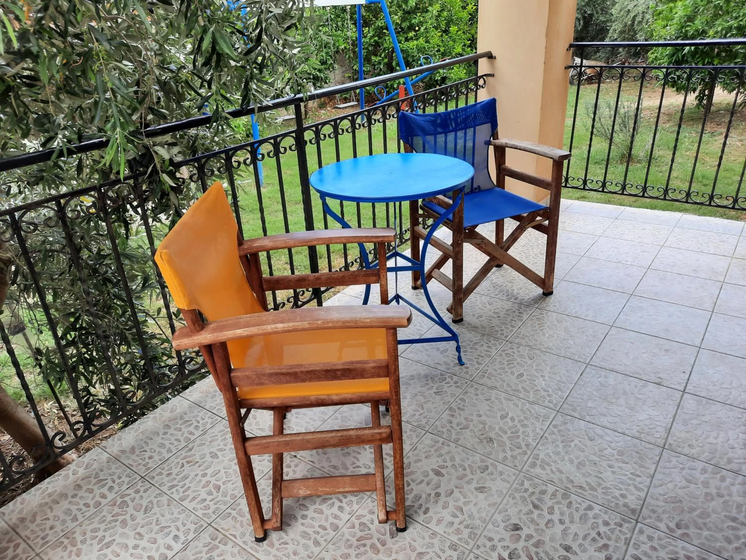 Balcony/Terrace in O Xenonas Ton Mylon