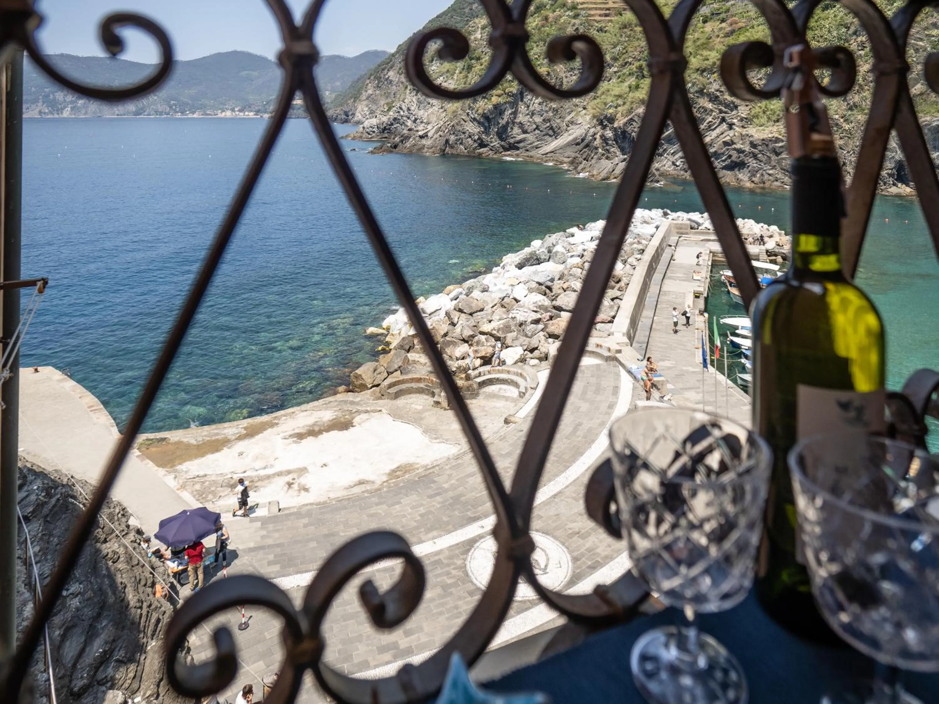 Balcony/Terrace in Ventegà Sea View Apartment with Balcony