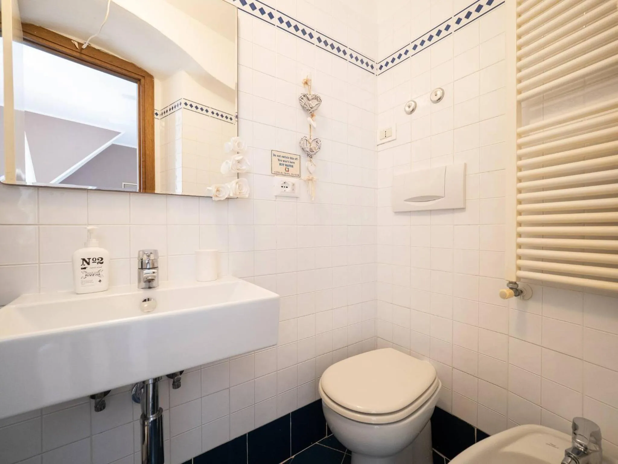 Bathroom in Ventegà Sea View Apartment with Balcony